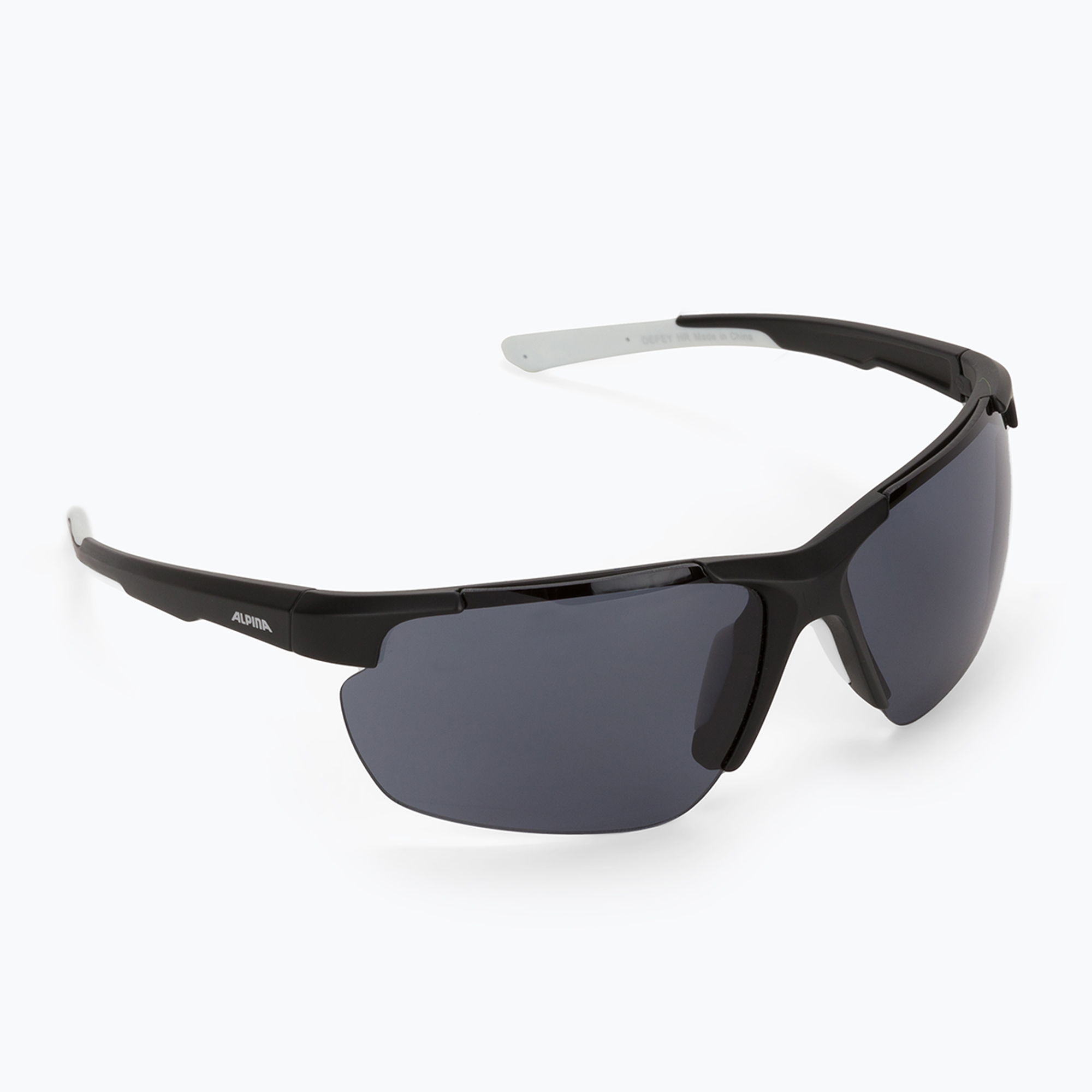 Cyklistické okuliare Alpina Defey HR black matt/white/black