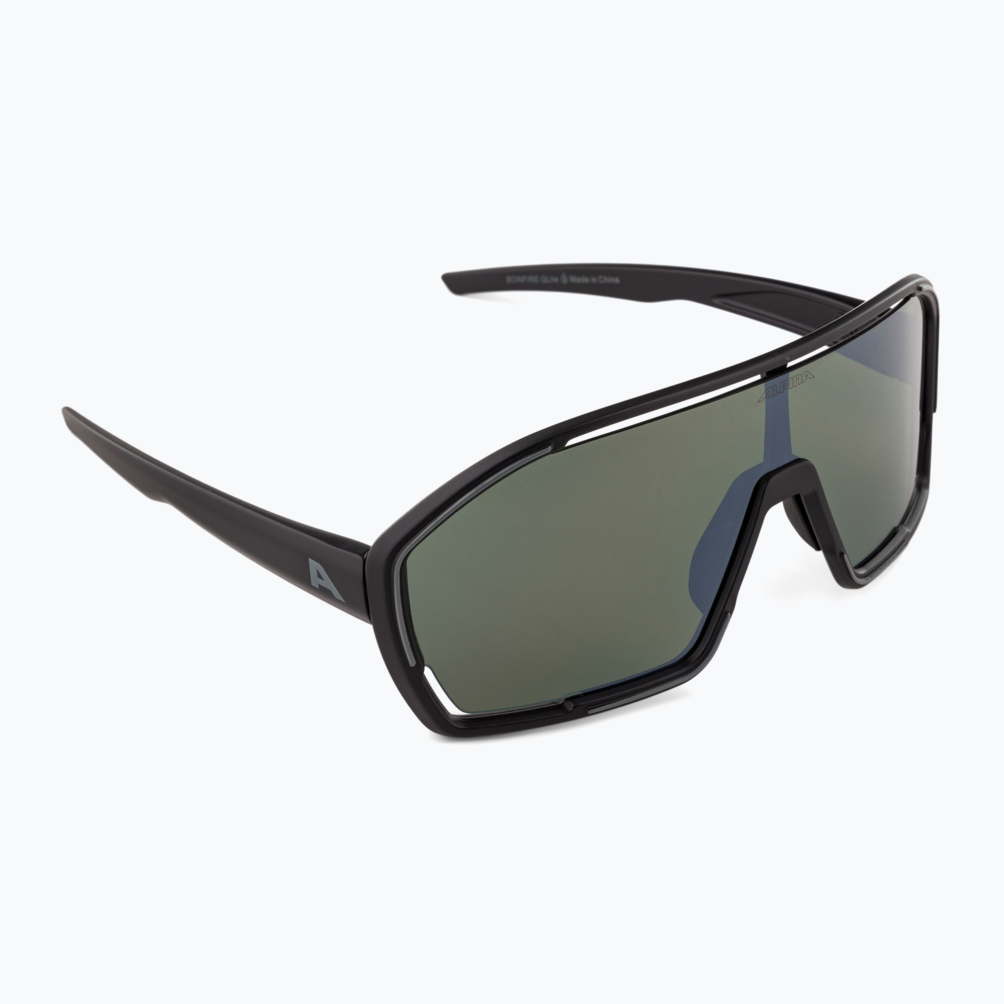 Slnečné okuliare Alpina Bonfire Q-Lite black matt/silver mirror (Bonfire Q-Lite A8686031)