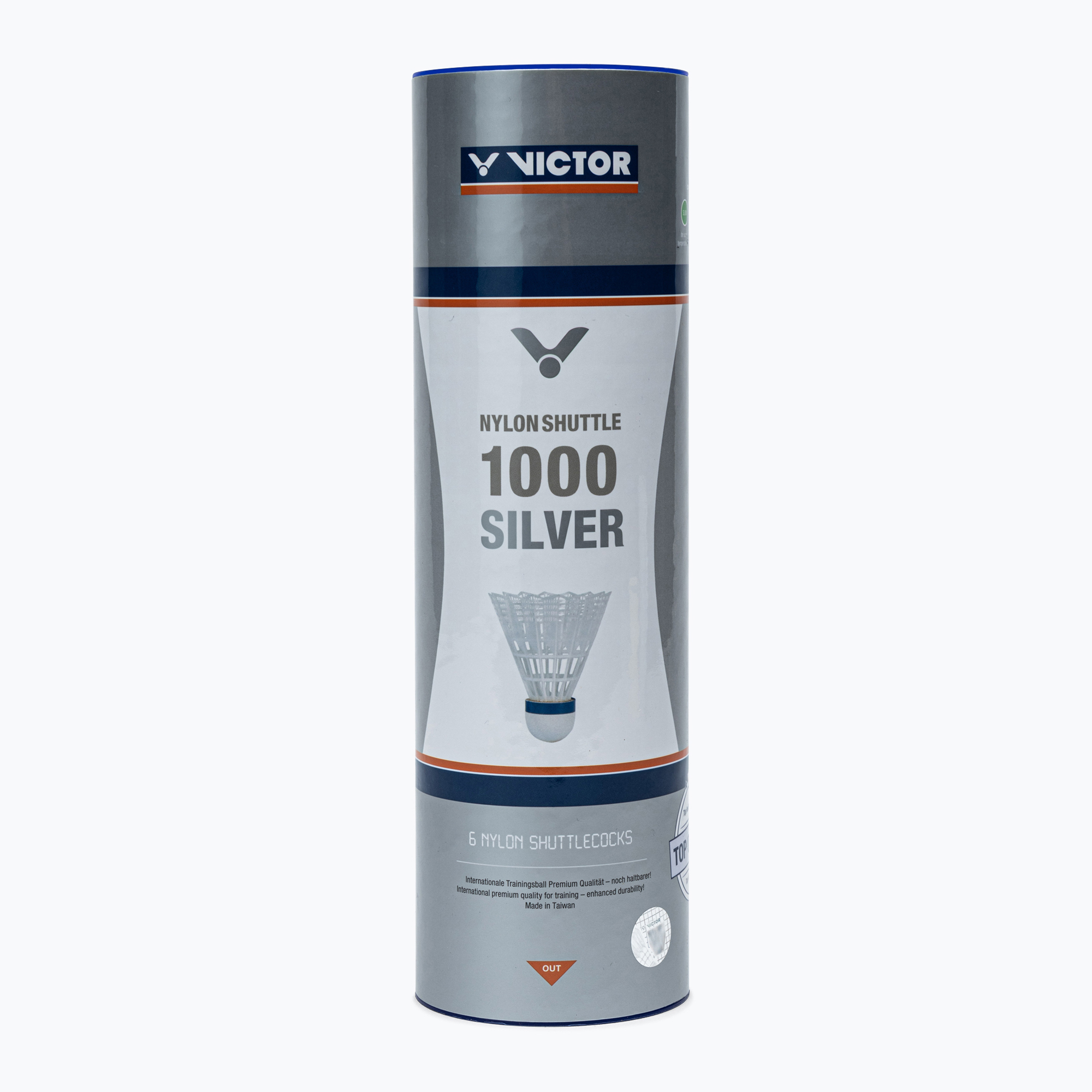 Bedmintonové košíky VICTOR Nylonshuttle 1000 medium white (Nylonshuttle 1000 100820)