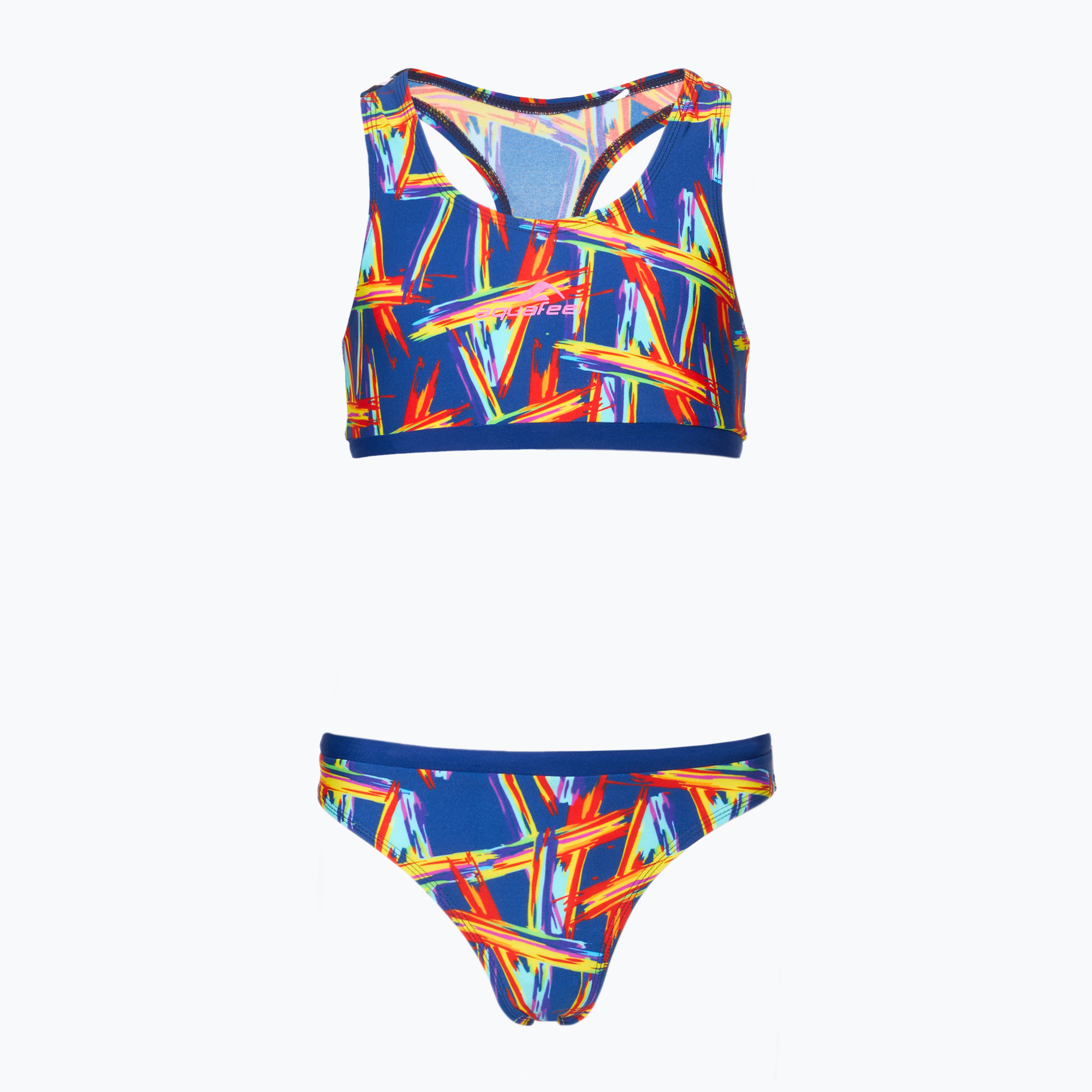 Detské dvojdielne plavky aquafeel Racerback colorful a (Racerback 25783/01)