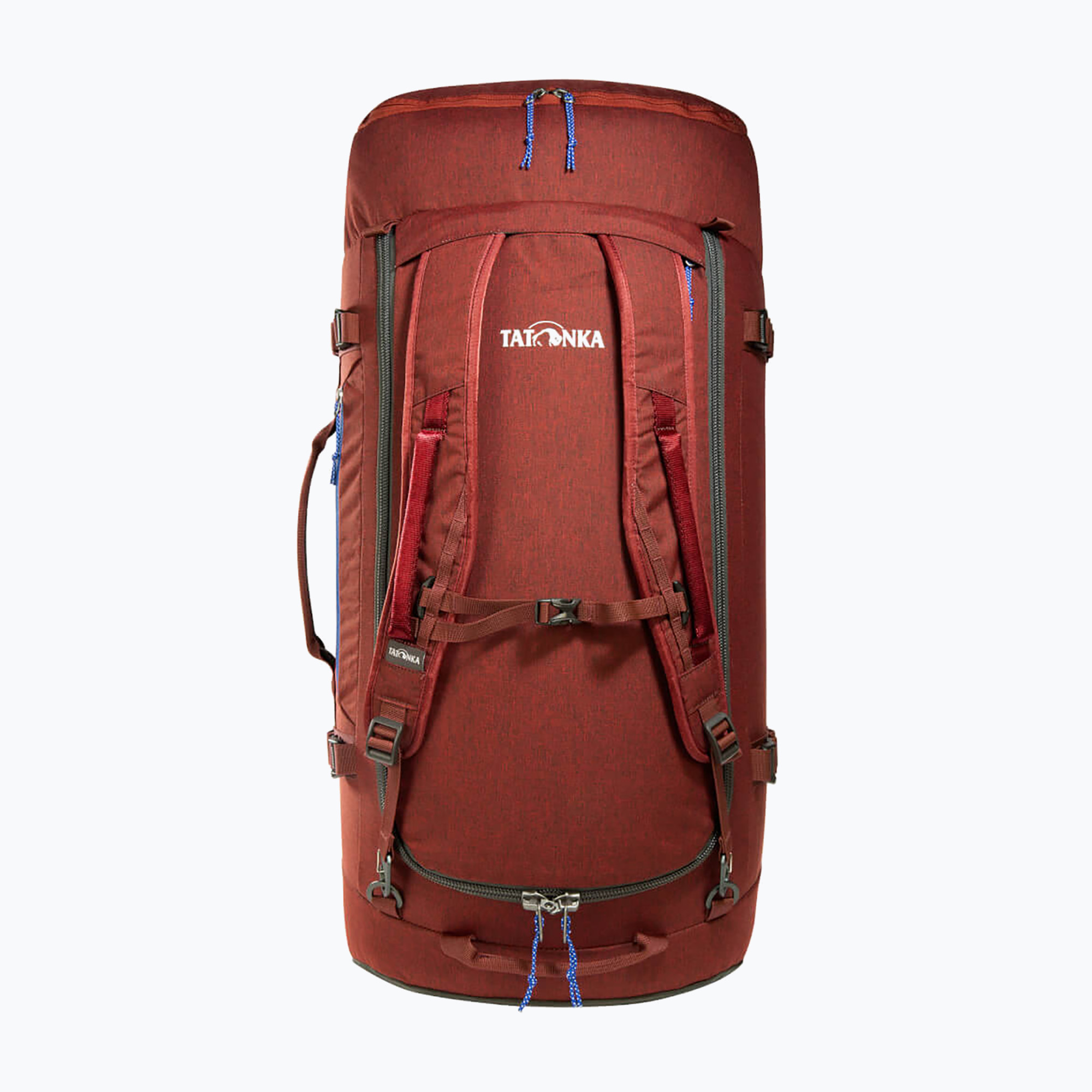 Cestovná taška Tatonka Duffle Roller 80 l tango red (Duffle Roller 80 1977.376)