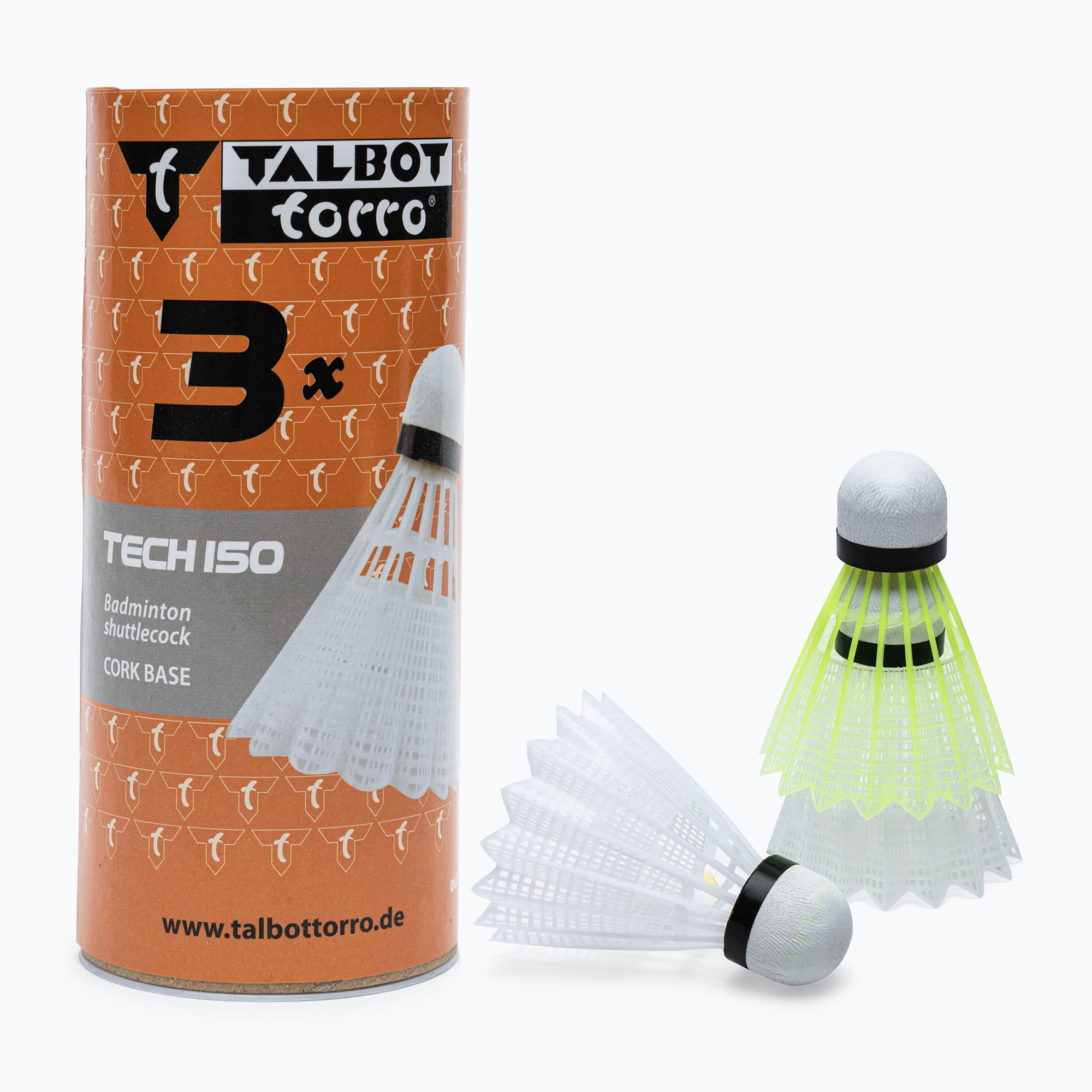 Talbot-Torro Tech 150 Syntetické bedmintonové raketky 3 ks. 479120 (Tech 150 Synthetic 479120)