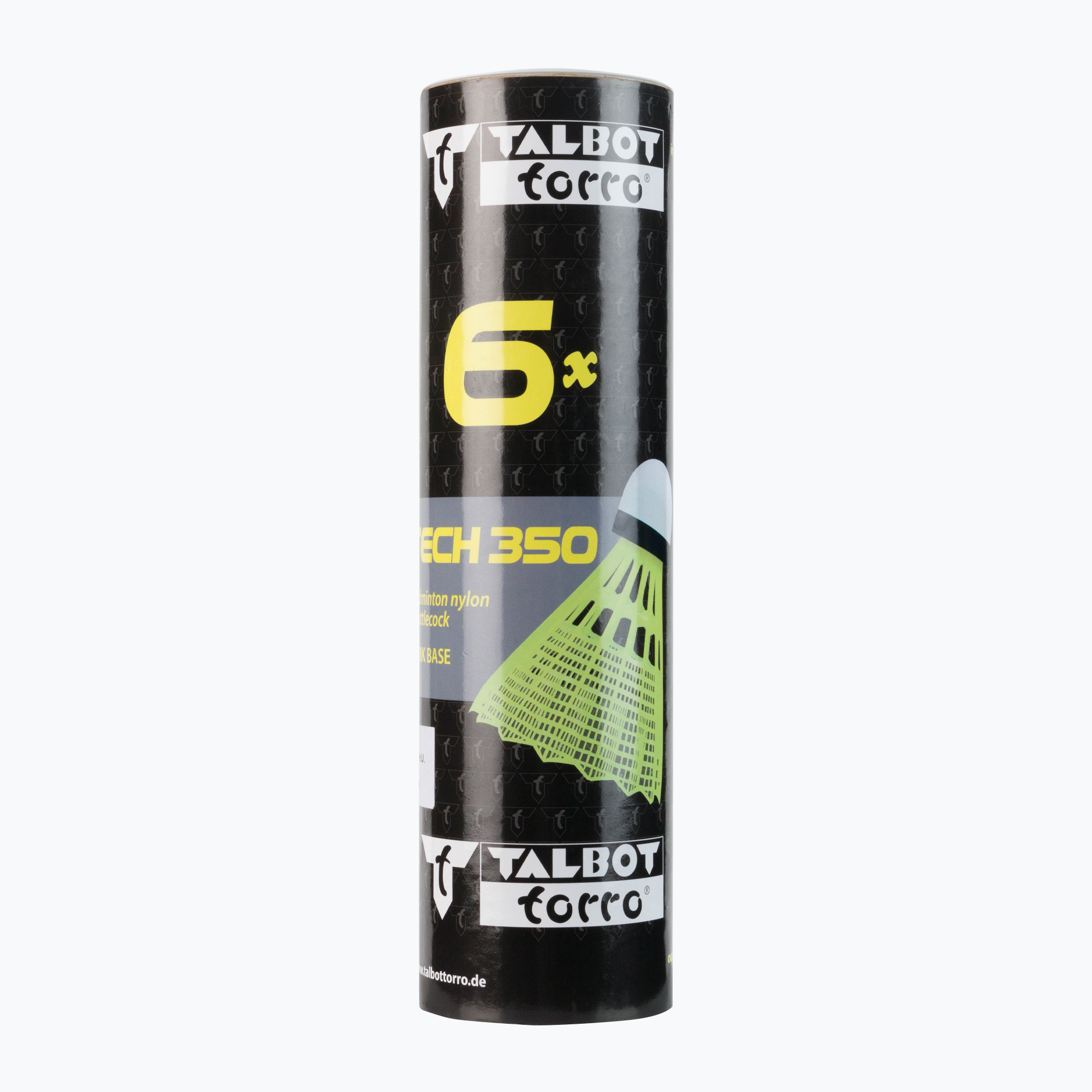 Talbot-Torro Tech 350 bedmintonové raketky, nylon 6 ks žltá 479103