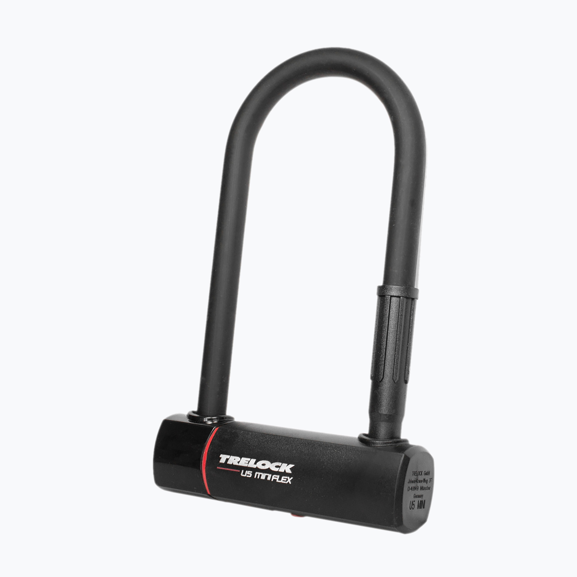 Zámok na bicykel Trelock U5 Mini Flex U-Lock čierny