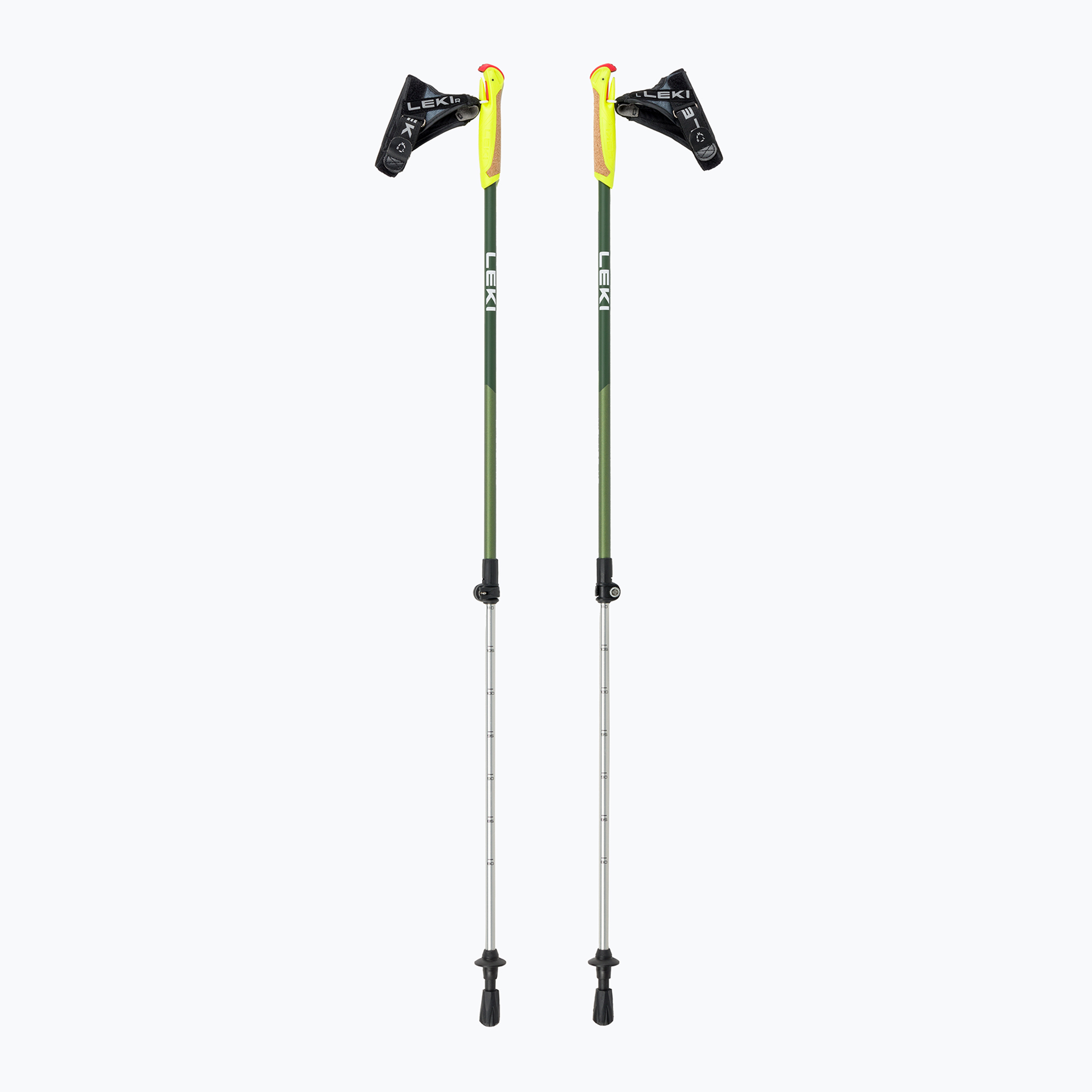 Palice na nordic walking LEKI Walker XS zelené 65326531 (Walker XS 65326531)