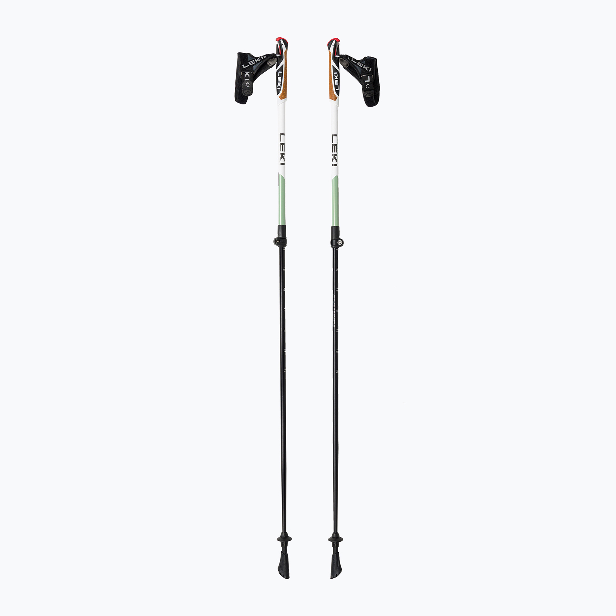 Palice na nordic walking LEKI Spin Shark SL bielo-zelené 65326141 (Spin Shark SL 65326141)