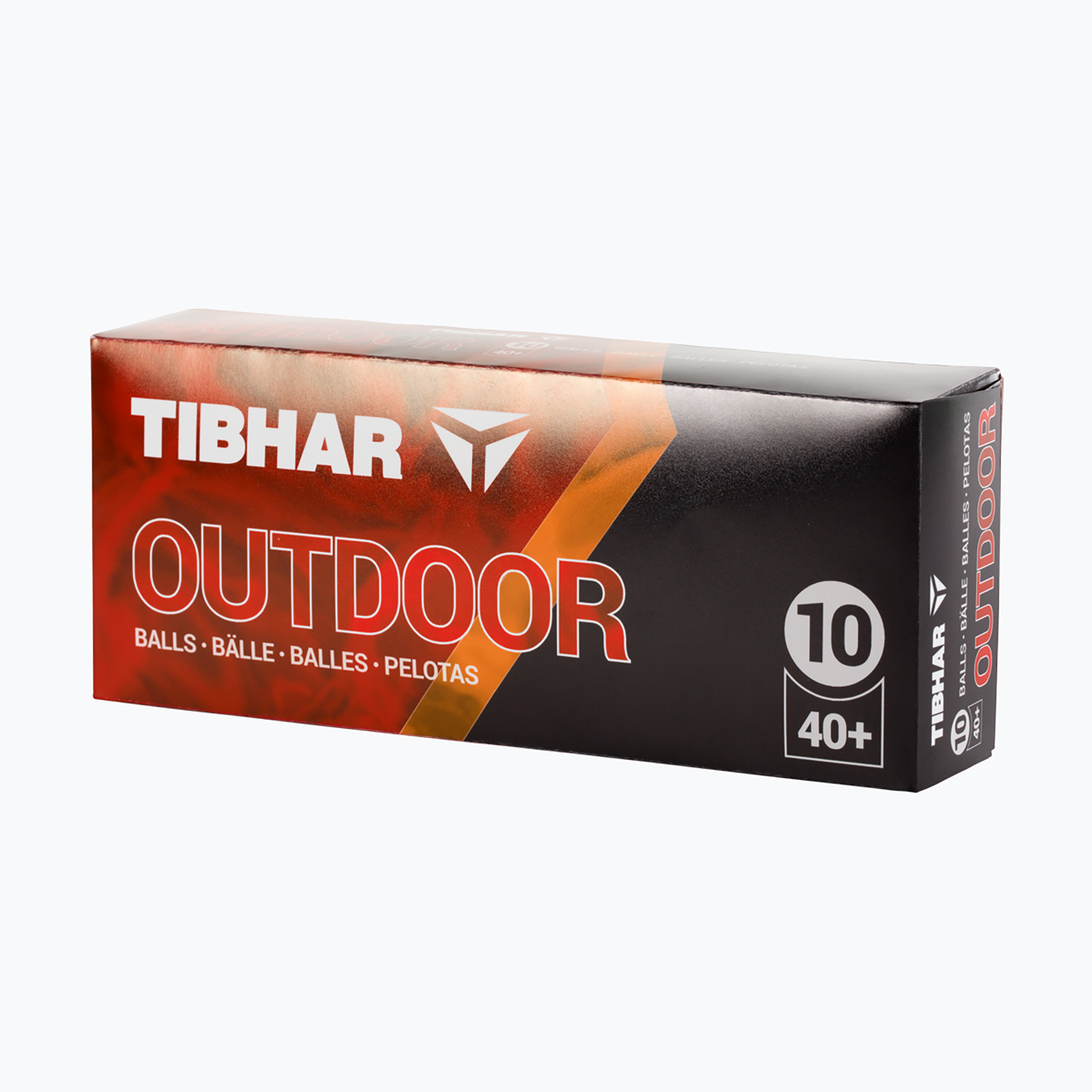 Pinpongové loptičky Tibhar Outdoor Balls 10 ks. white (Outdoor Balls 10003)