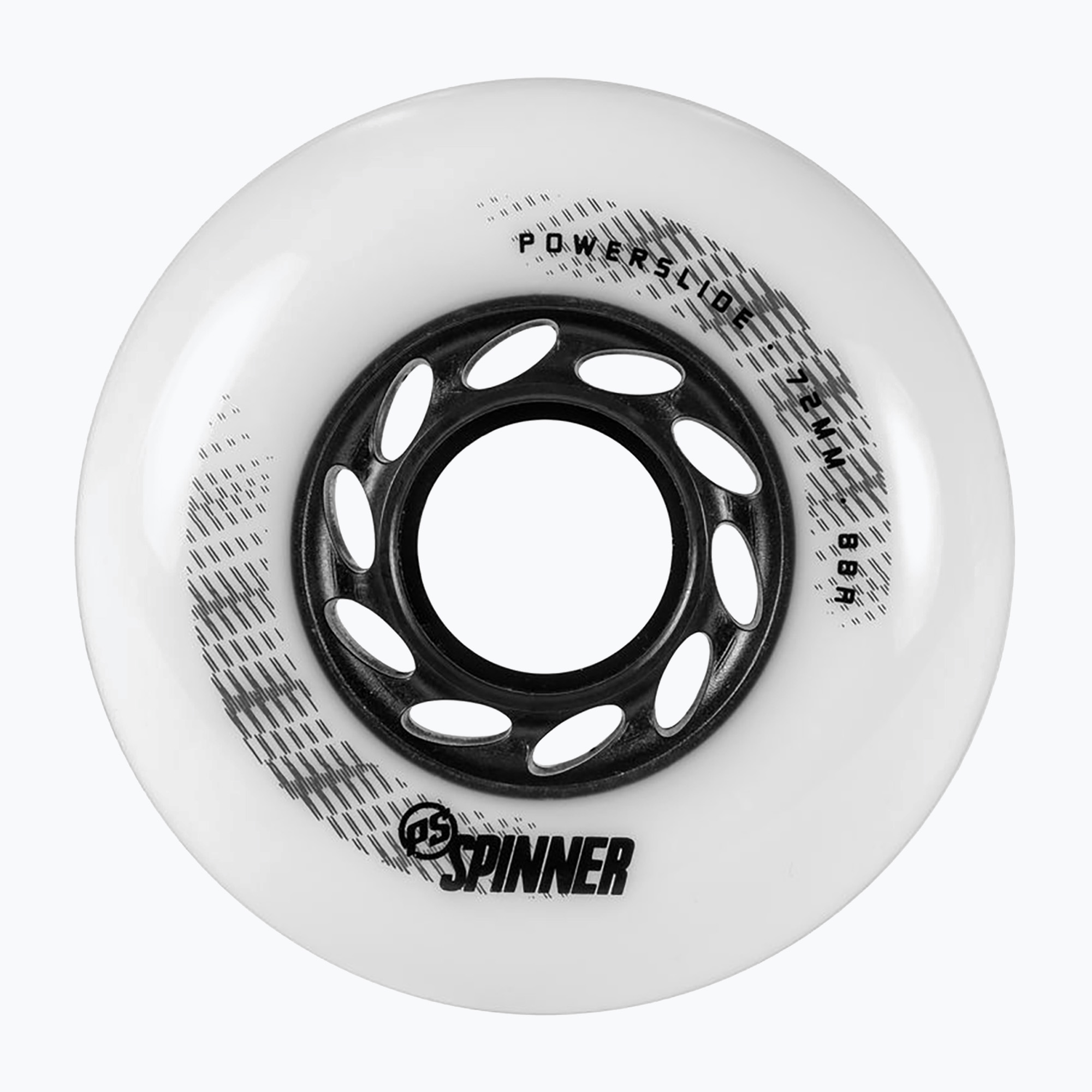 Kolieska Powerslide Spinner 72/88A na kolieskových korčuliach 4 ks biele (Spinner 905327)