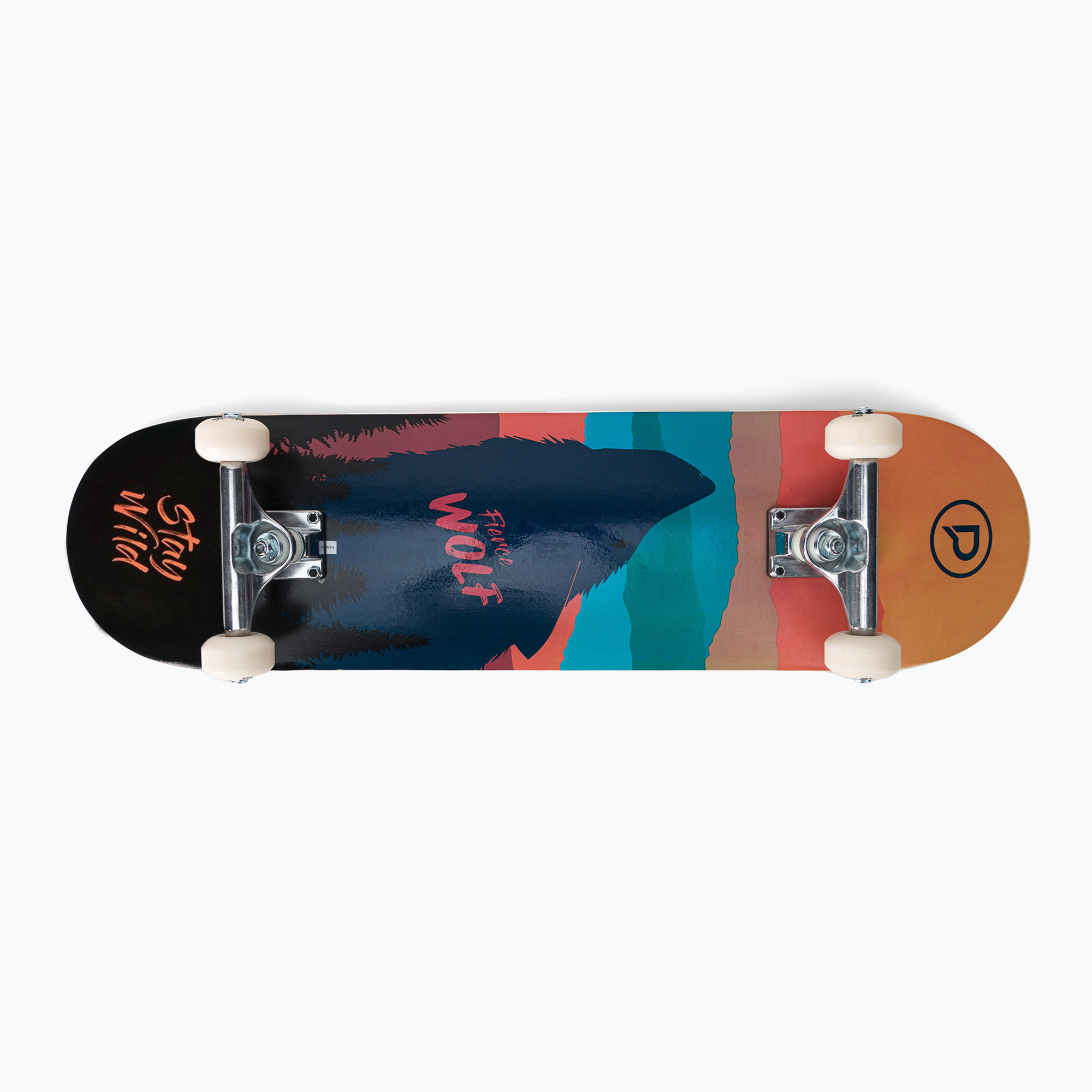 Playlife Fierce Wolf klasický skateboard vo farbe 880307