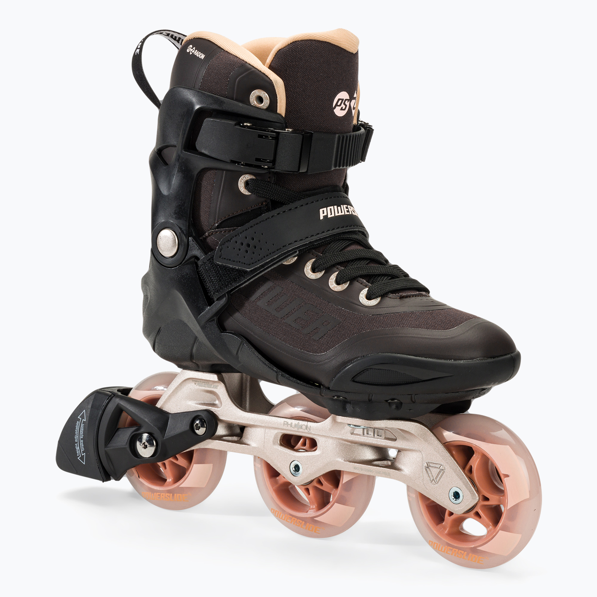 Dámske kolieskové korčule Powerslide Radon 90 bronze (Radon 90 940694)