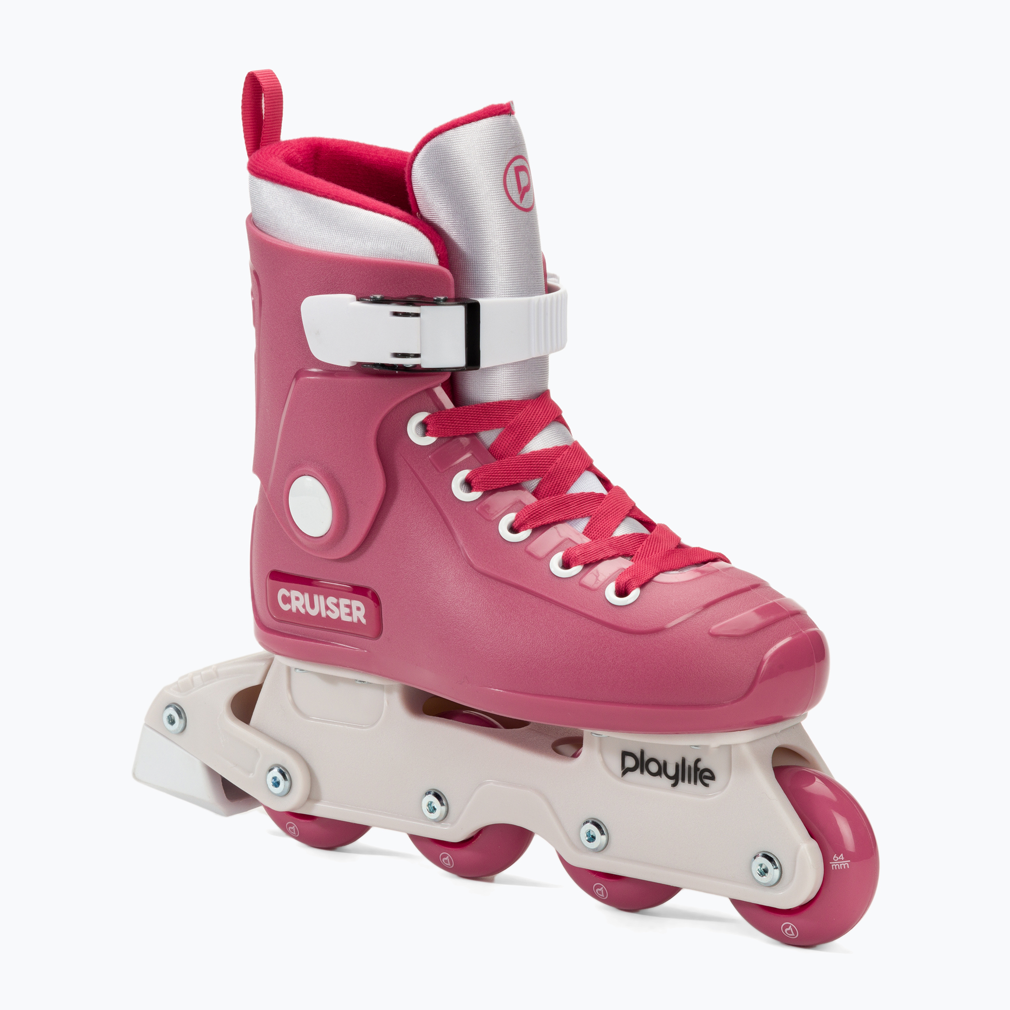 Detské kolieskové korčule Playlife Cruiser pink (Cruiser Jr 880354)