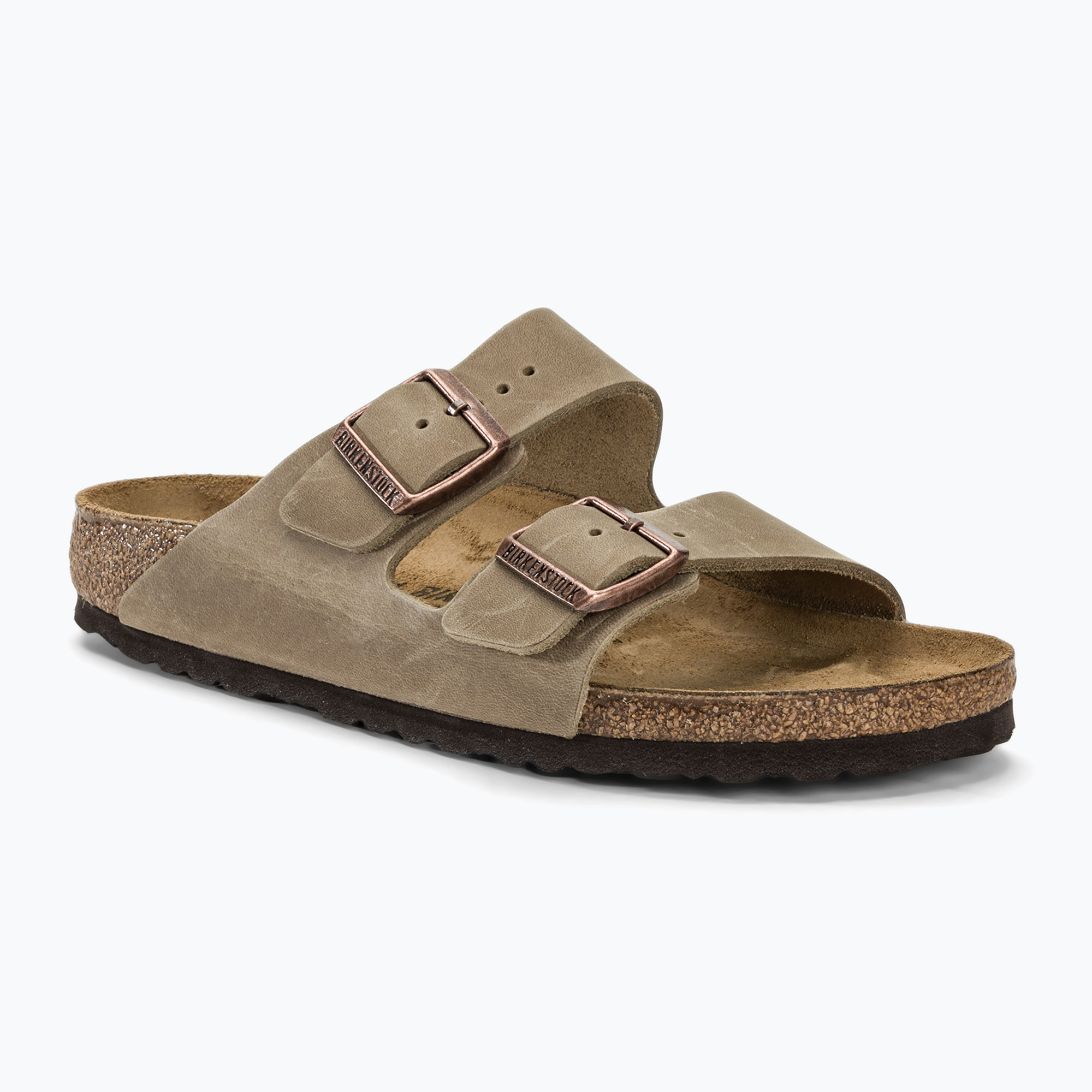 BIRKENSTOCK Arizona LEOI Úzke tabakovo hnedé žabky (Arizona LEOI Narrow 0352203)