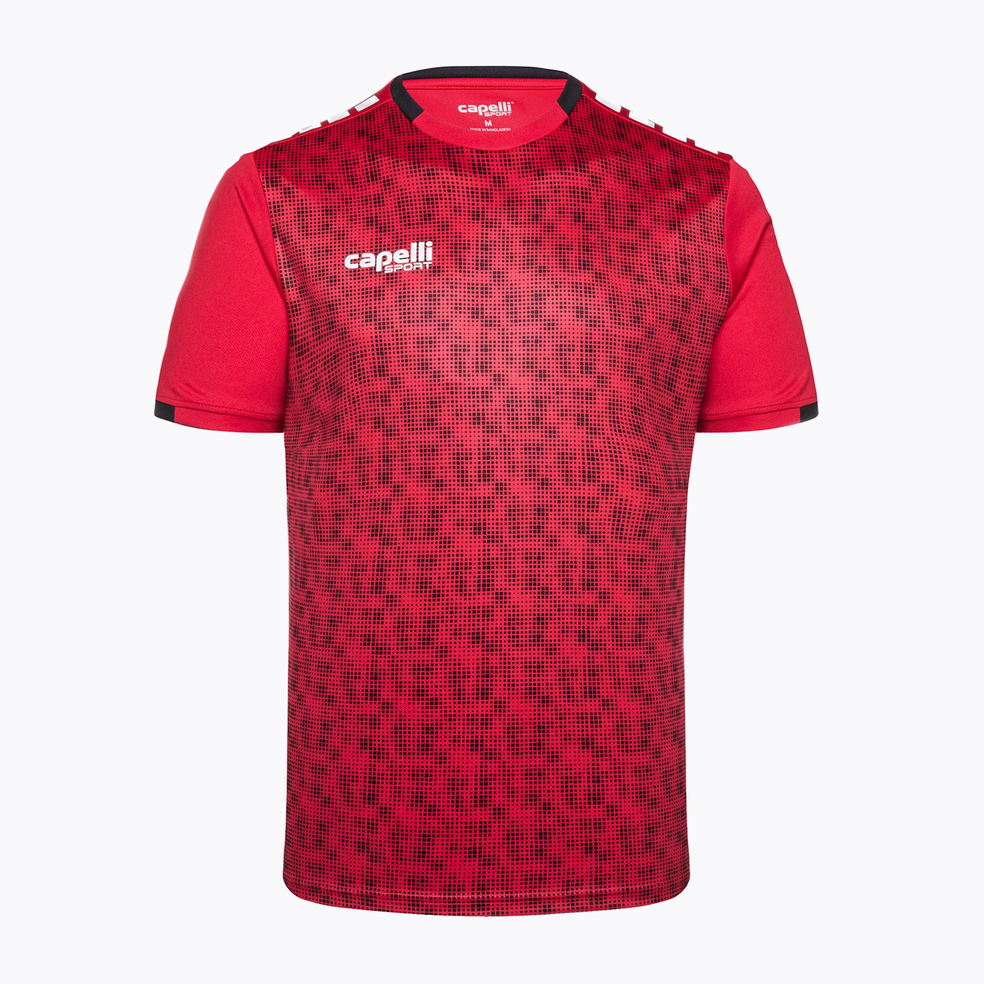 Pánske futbalové tričko Capelli Cs III Block red/black (Cs III Block AGA-6592)