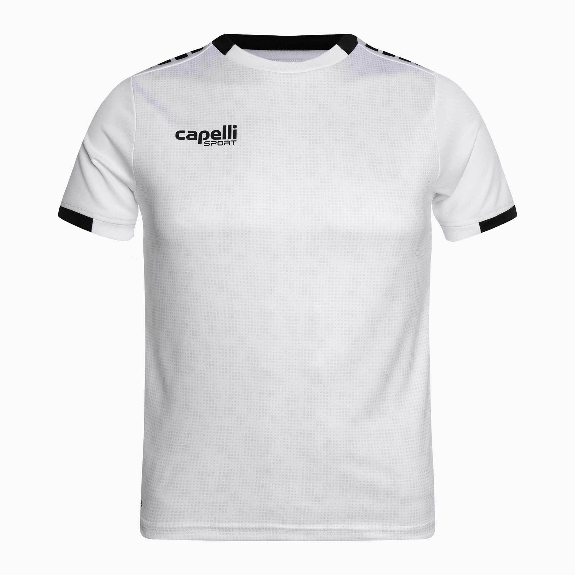 Capelli Cs III Block Youth futbalové tričko biele/čierne (Cs III Block Youth AGA-6591)