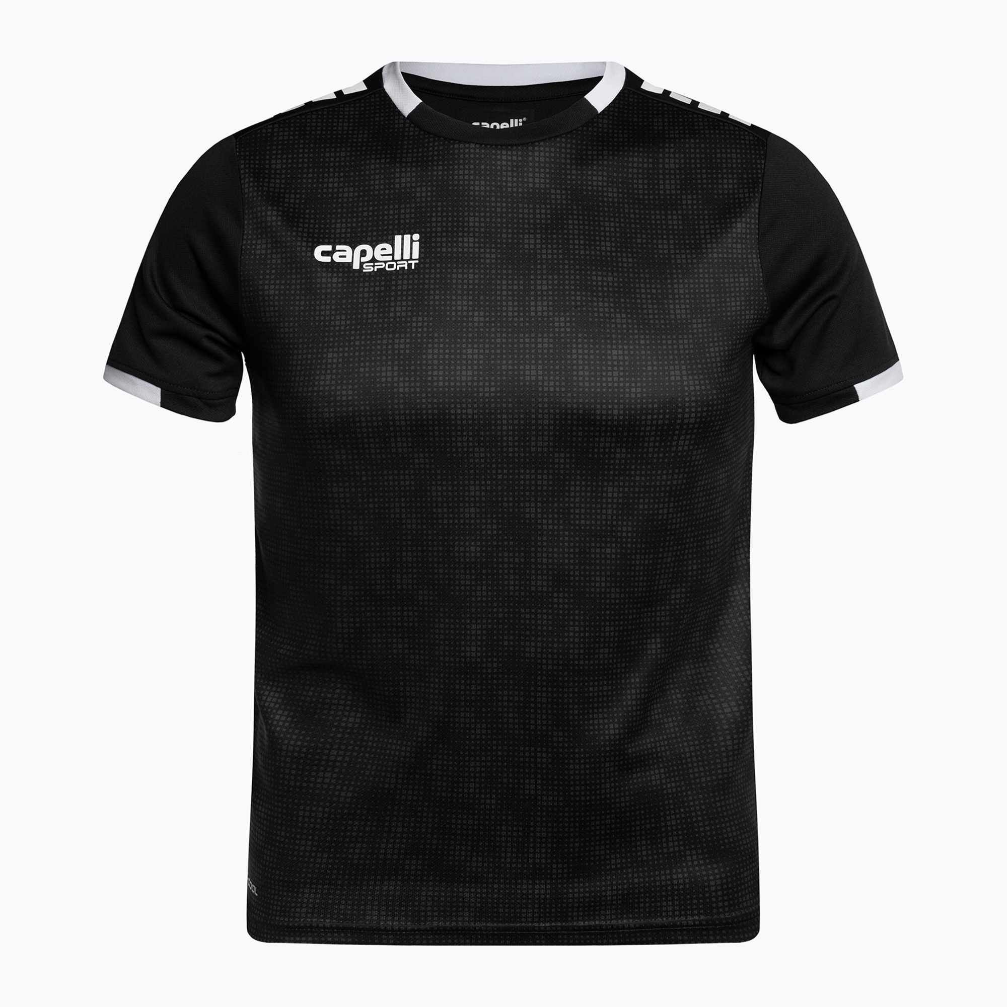 Capelli Cs III Block Youth futbalové tričko black/white (Cs III Block Youth AGA-6591)