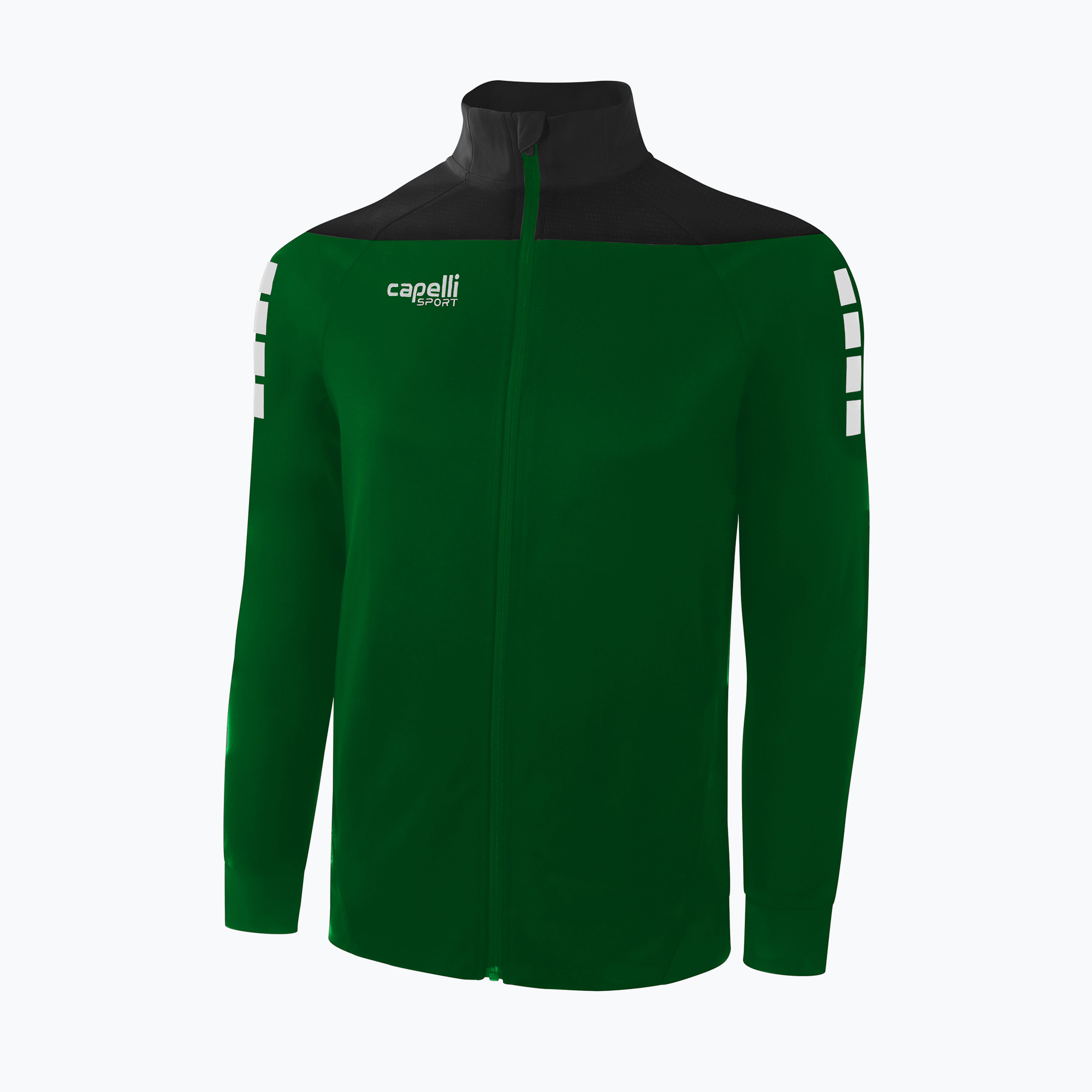 Capelli Tribeca Adult Training zeleno-čierna pánska futbalová mikina (Tribeca Adult Training AGA-3845-203)