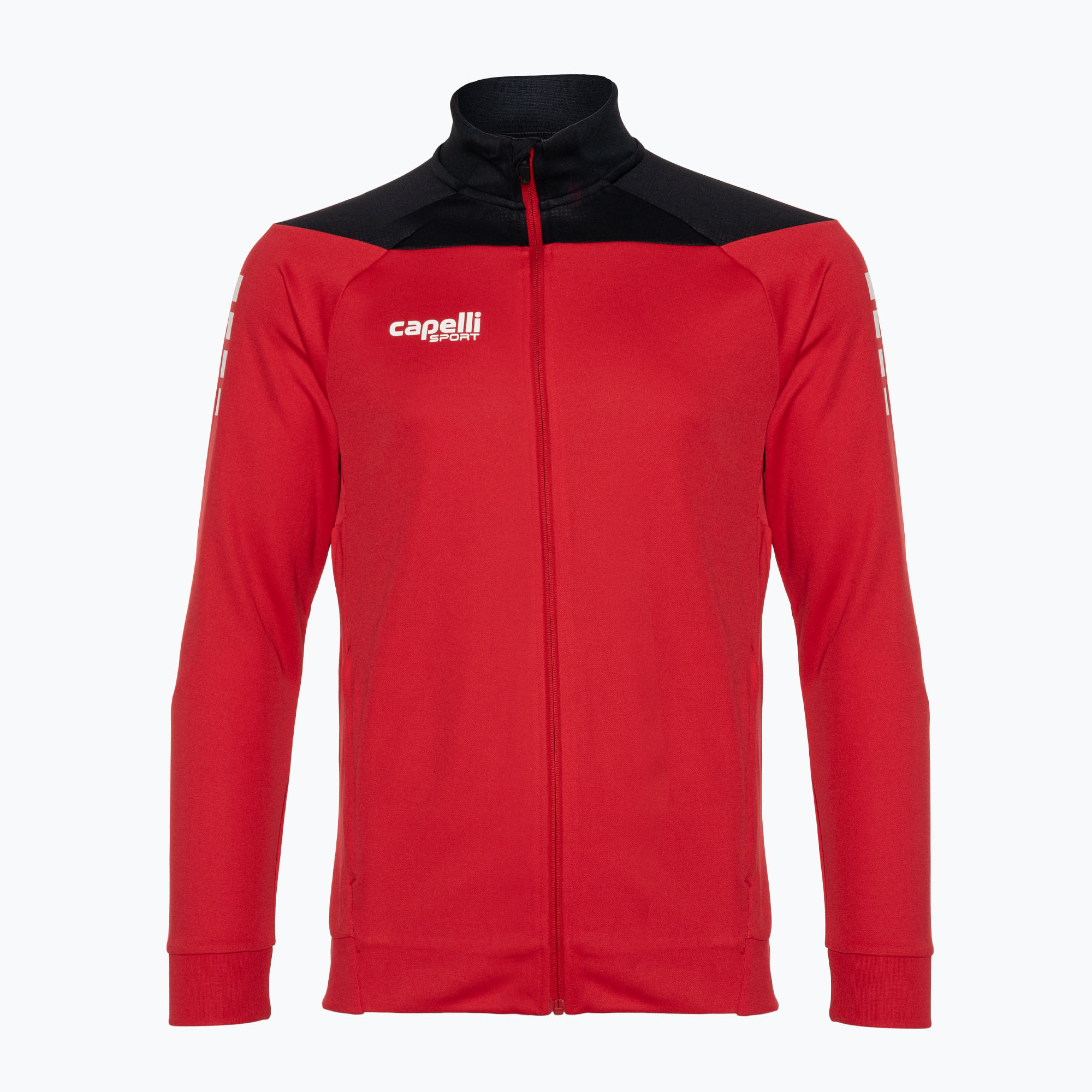 Capelli Tribeca Adult Training červená/čierna pánska futbalová mikina (Tribeca Adult Training AGA-3845-1099)