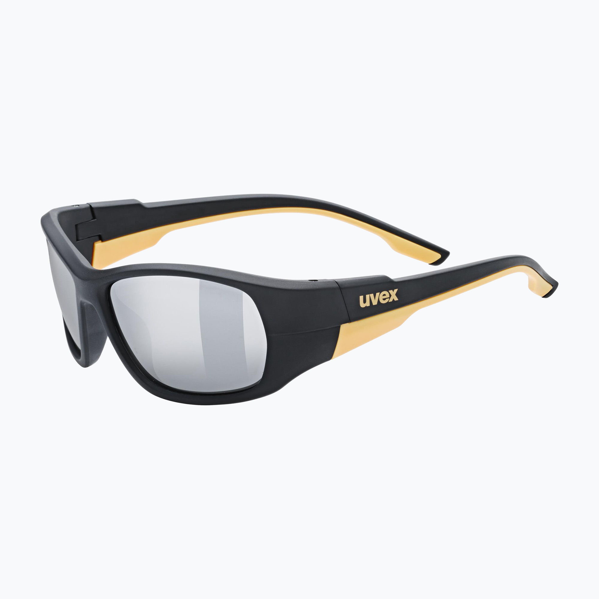 Detské slnečné okuliare UVEX Sportstyle 514 black matt/mirror silver (Sportstyle 514 53/3/065/2216)
