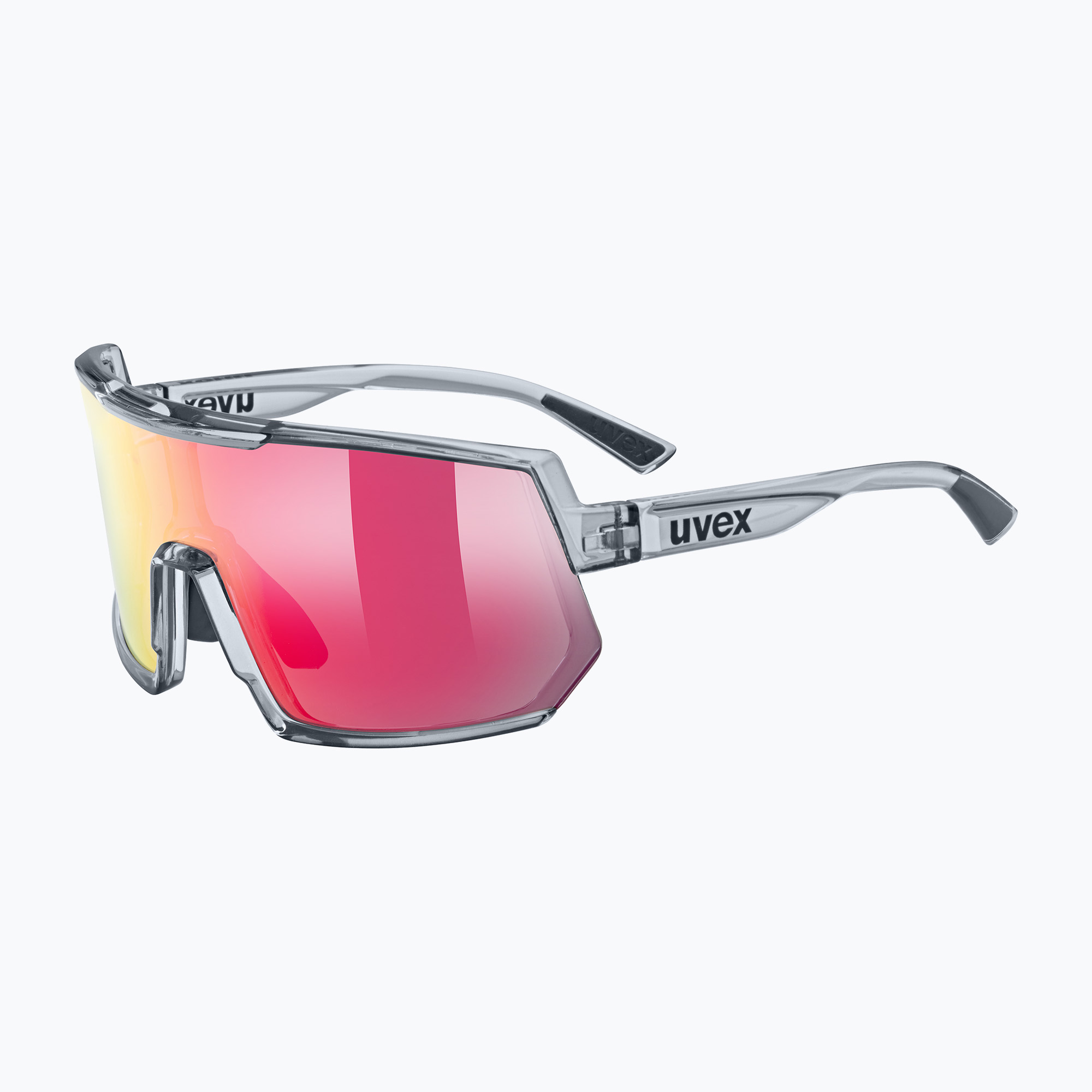 Slnečné okuliare UVEX Sportstyle 235 smoke transparent/mirror red (Sportstyle 235 53/3/003/9116)