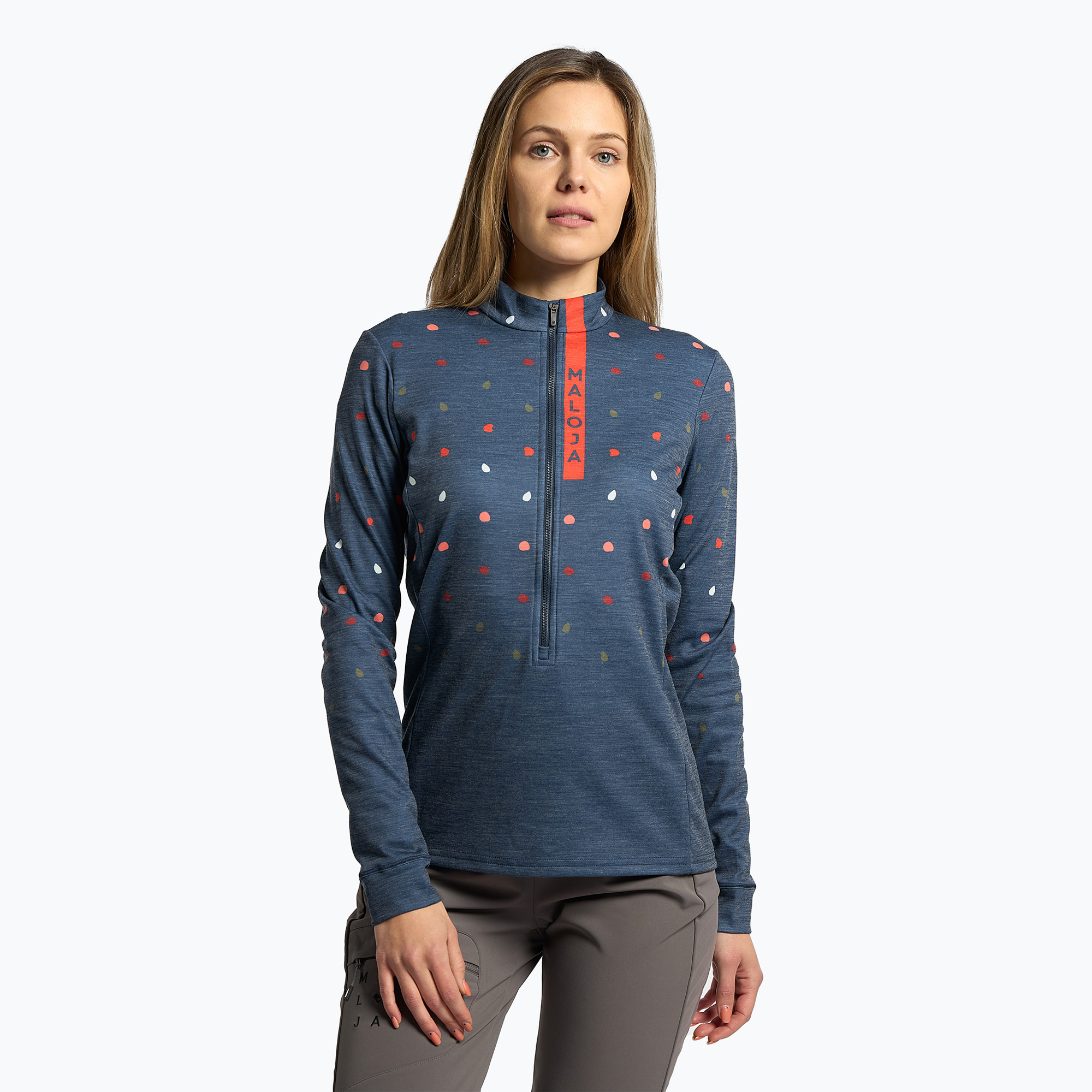 Maloja CopperbeechM dámska mikina navy blue 34125-1-8581