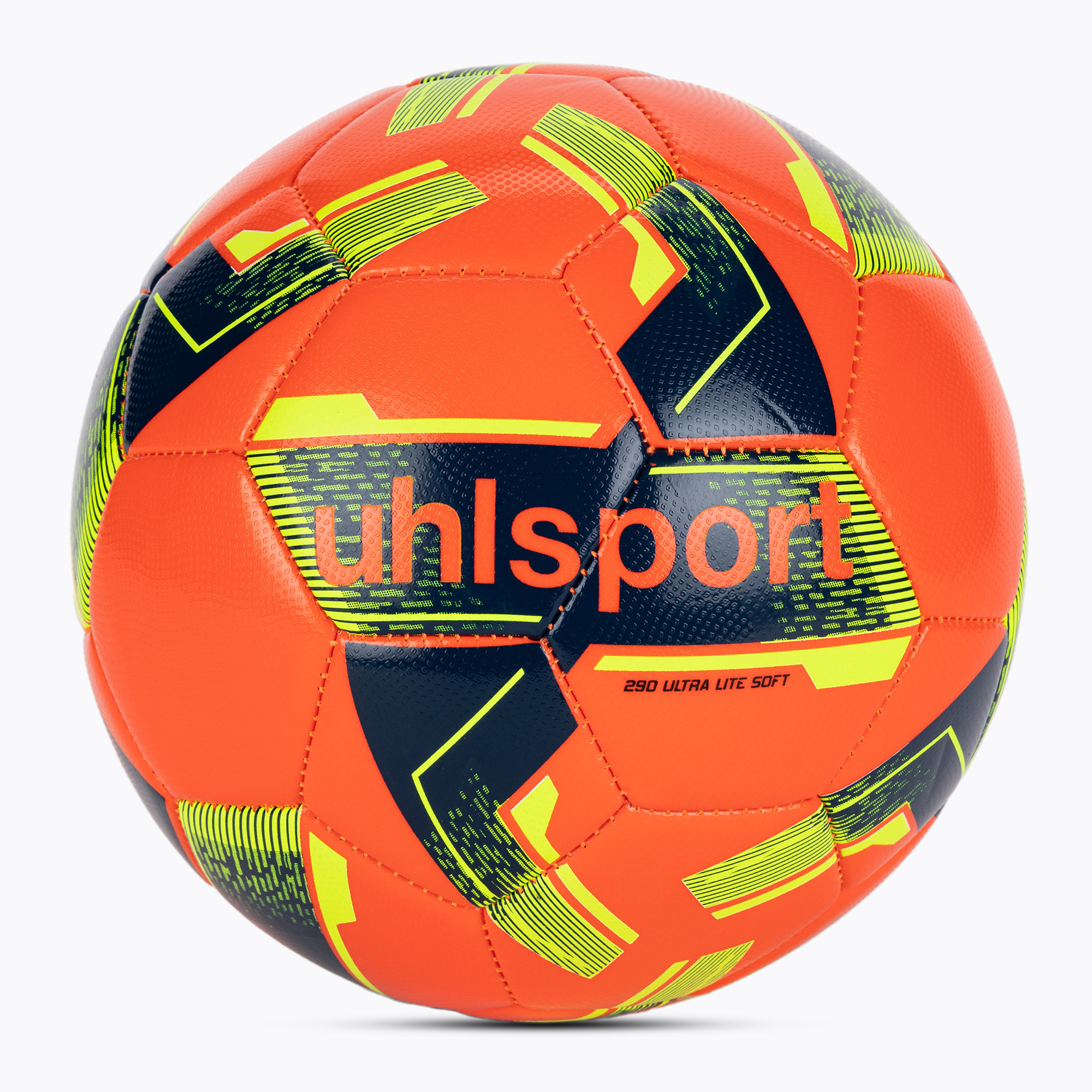 Futbalová lopta uhlsport Lite Soft 290 fluo red/navy/fluo yellow v. 3 (Lite Soft 290 100172401)