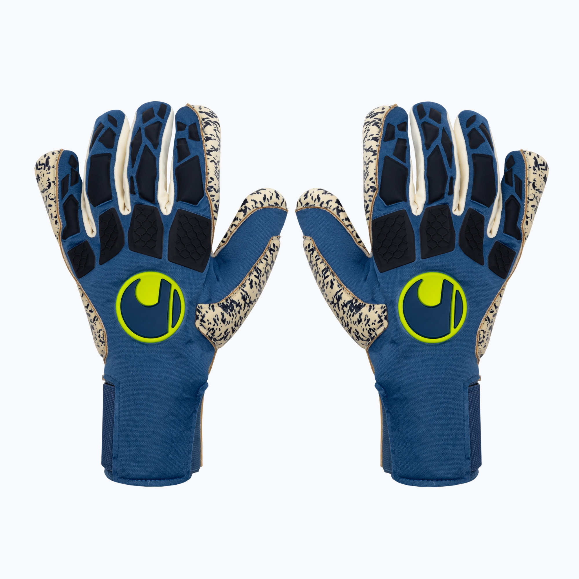 Uhlsport Hyperact Supergrip  HN modro-biele brankárske rukavice 101123201