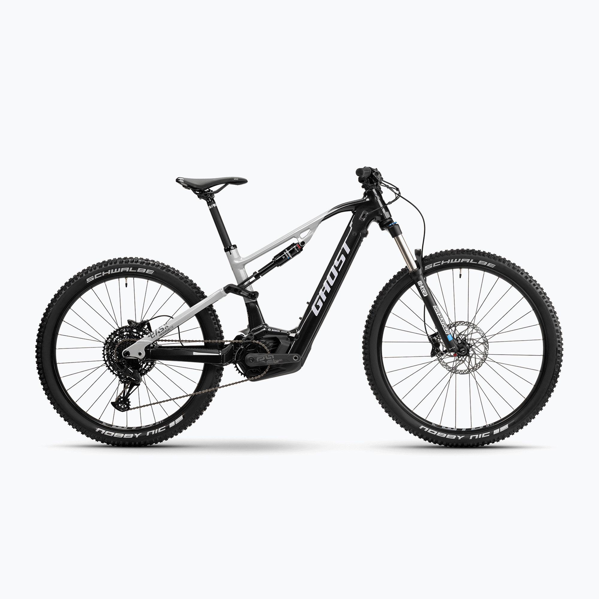 Elektrický bicykel GHOST E-ASX 130 Universal 750 Wh met. anthracite/light gray glossy/matt (E-ASX 130 Universal 31AS1008)