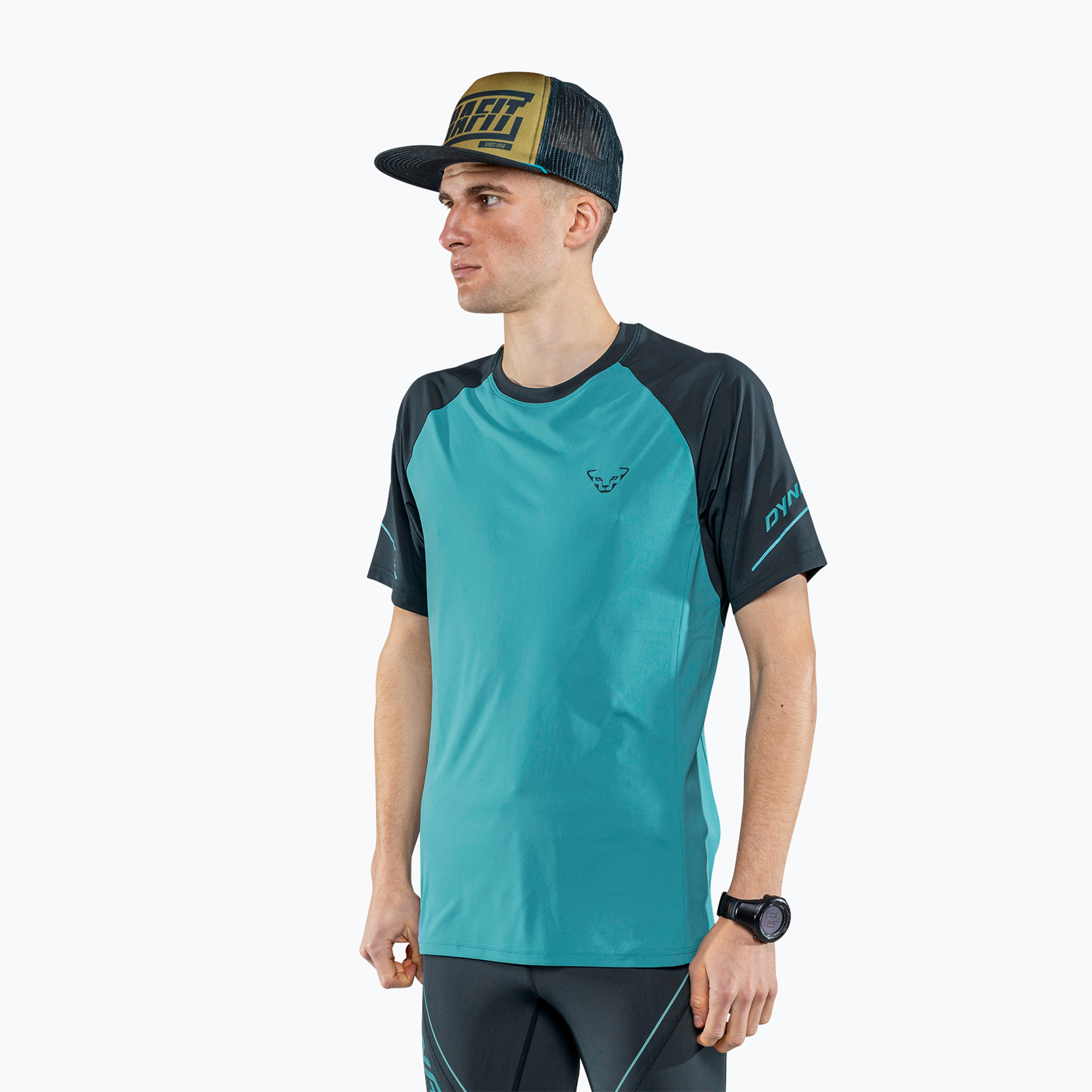 Pánske bežecké tričko DYNAFIT Alpine Pro storm blue