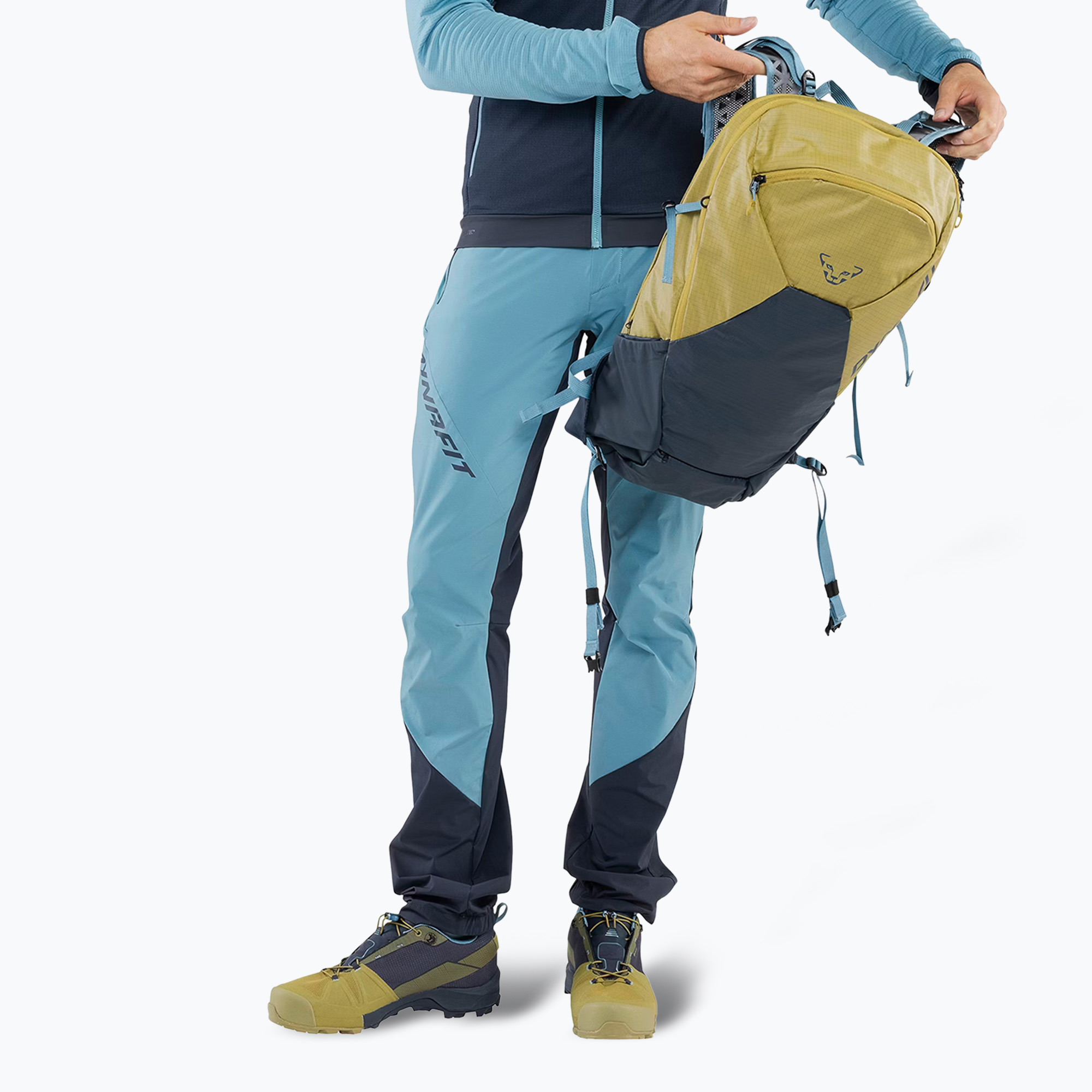 Pánske trekové nohavice DYNAFIT Transalper Light Dynastretch storm blue (Transalper Light Dynastretch 08-0000071320)