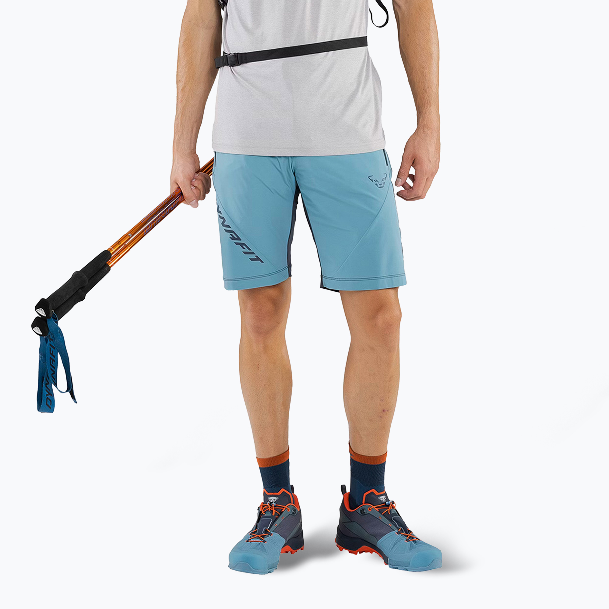 Pánske trekingové šortky DYNAFIT Transalper Light Dynastretch storm blue (Transalper Light Dynastretch 08-0000071322)