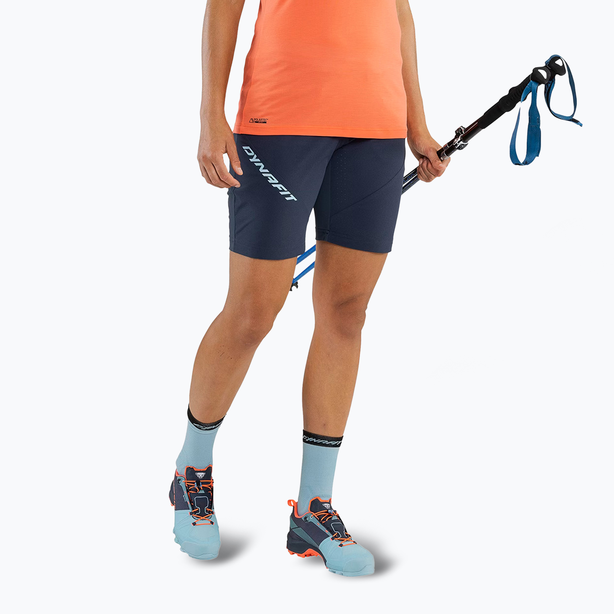 Dámske trekingové šortky DYNAFIT Transalper Light Dynastretch blueberry marine blue