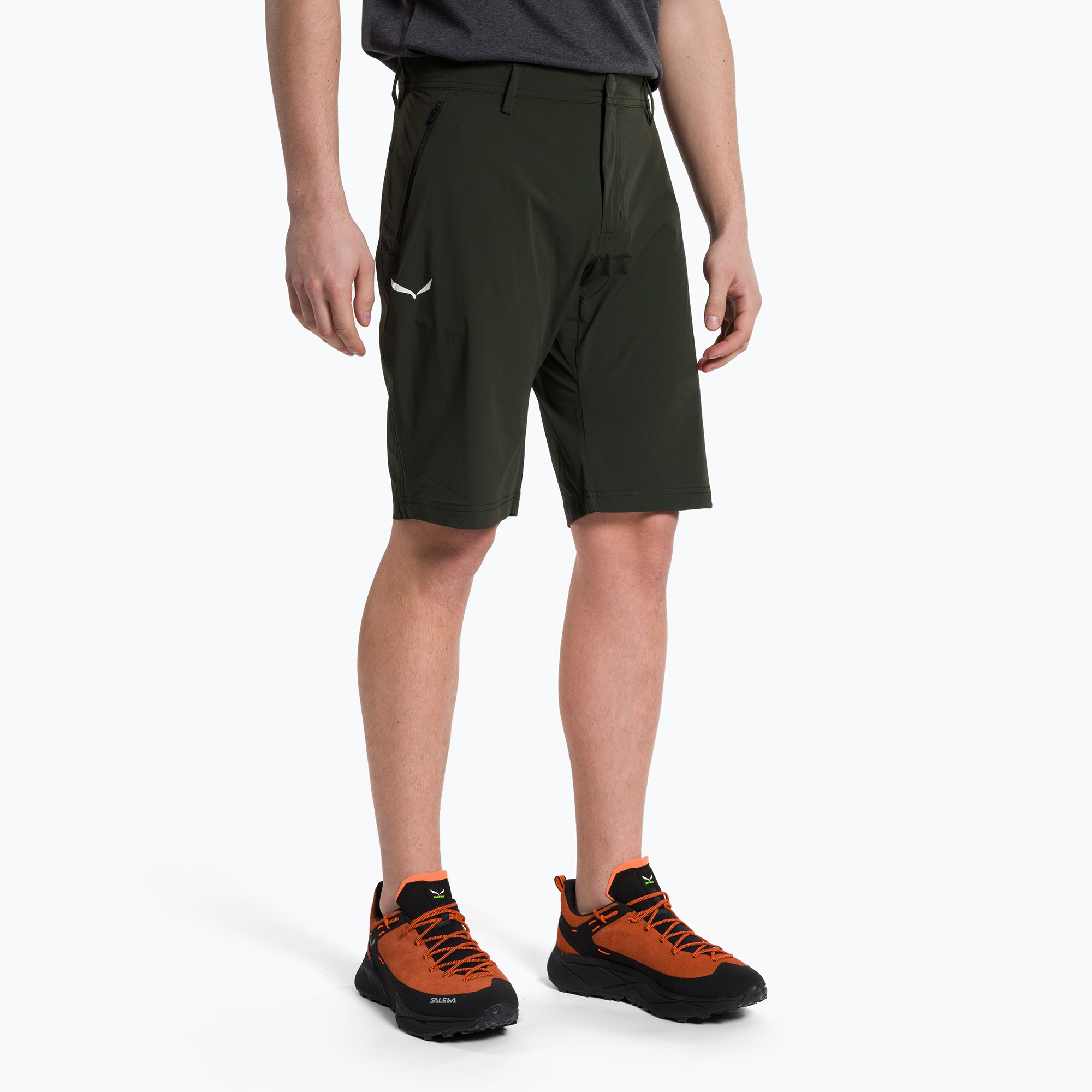 Salewa Talveno DST pánske turistické šortky tmavozelené 00-0000027064 (Talveno DST 00-0000027064)