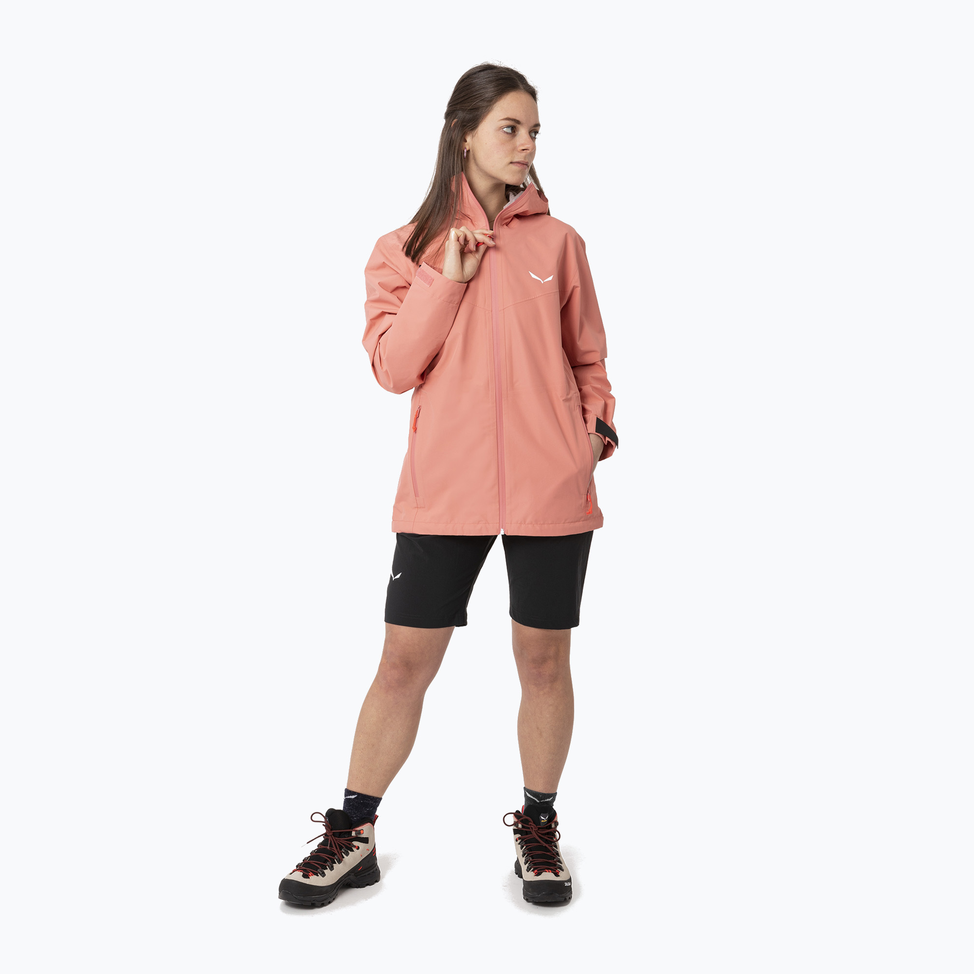 Salewa dámska bunda do dažďa Puez Aqua 4 PTX 2.5L pink 00-0000028616 (Puez Aqua 4 PTX 2.5L 00-0000028616)