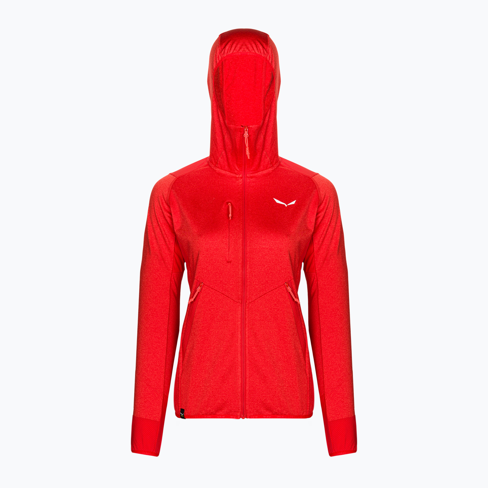 Salewa dámska fleecová mikina Agner Hybrid PL/DST FZ Hoody červená 00-0000027372 (Agner Hybrid PL/DST FZ Hoody 00-0000027372)