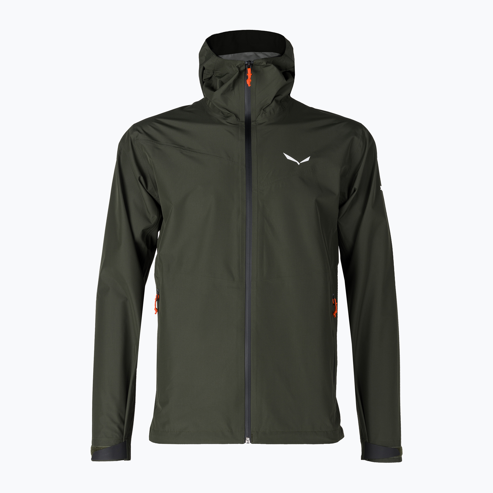 Salewa pánska bunda do dažďa Puez Aqua 4 PTX 2.5L dark olive