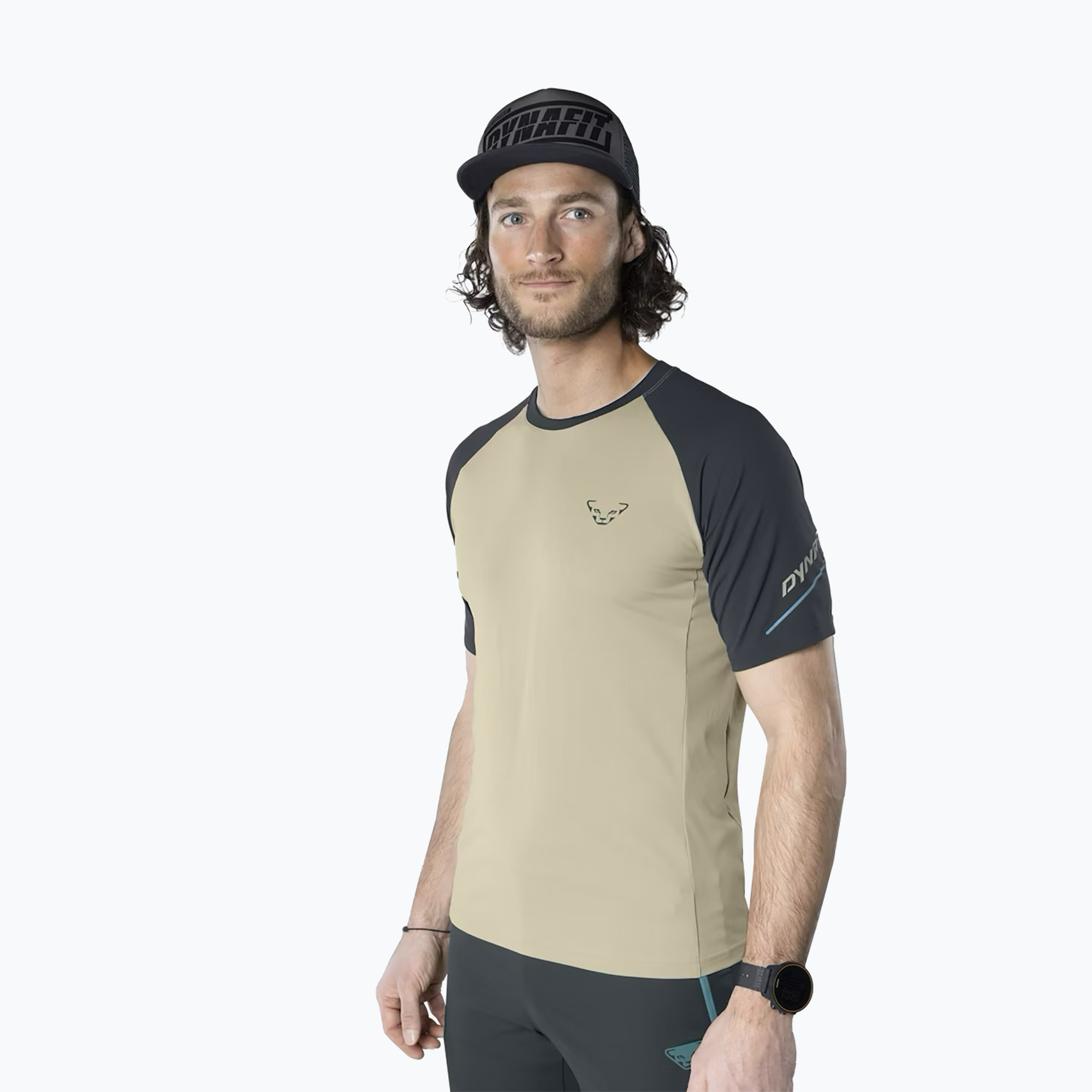 Pánske bežecké tričko DYNAFIT Alpine Pro rock khaki (Alpine Pro 08-0000070964)