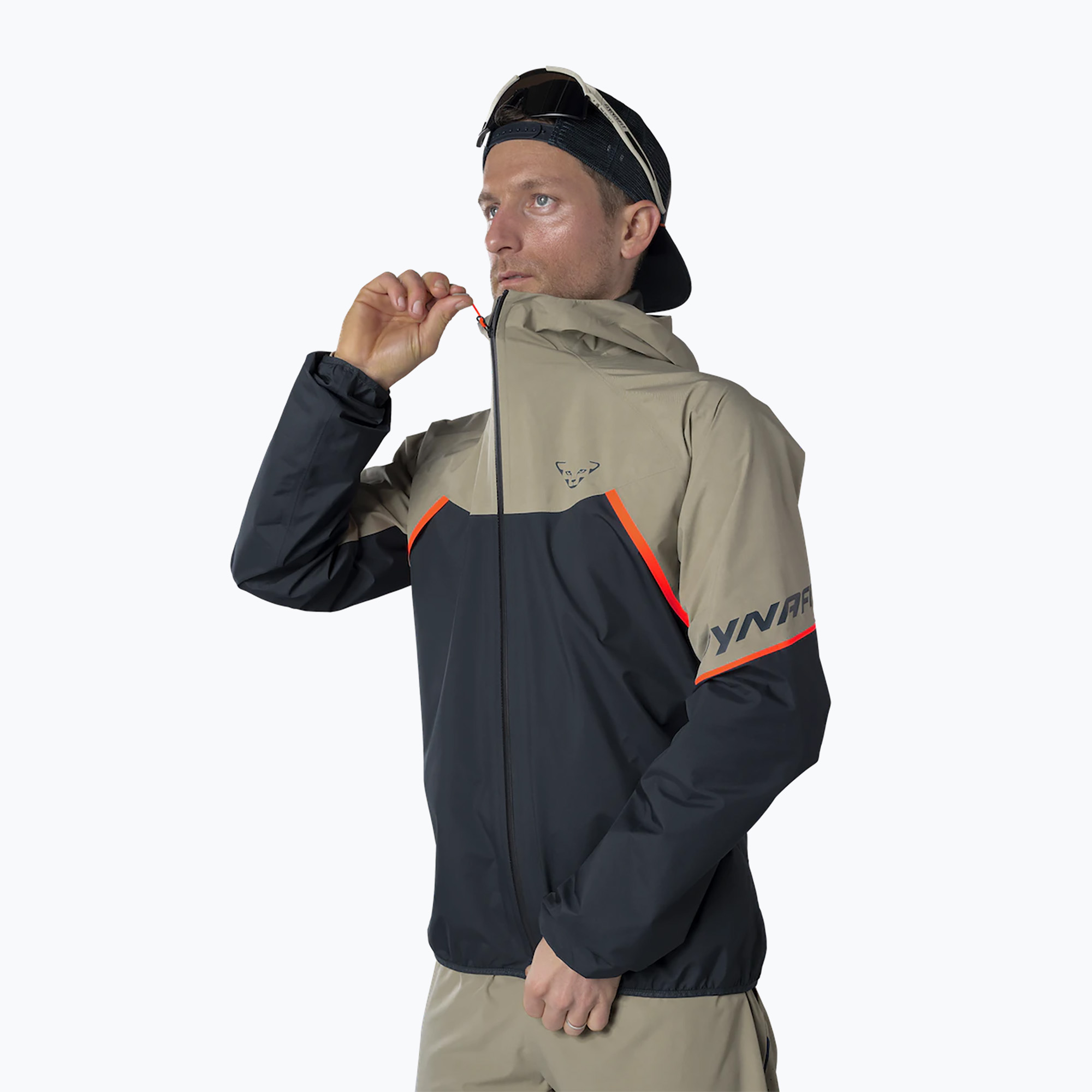 Pánska bežecká bunda DYNAFIT Alpine GTX rock khaki (Alpine GTX 08-0000071468)