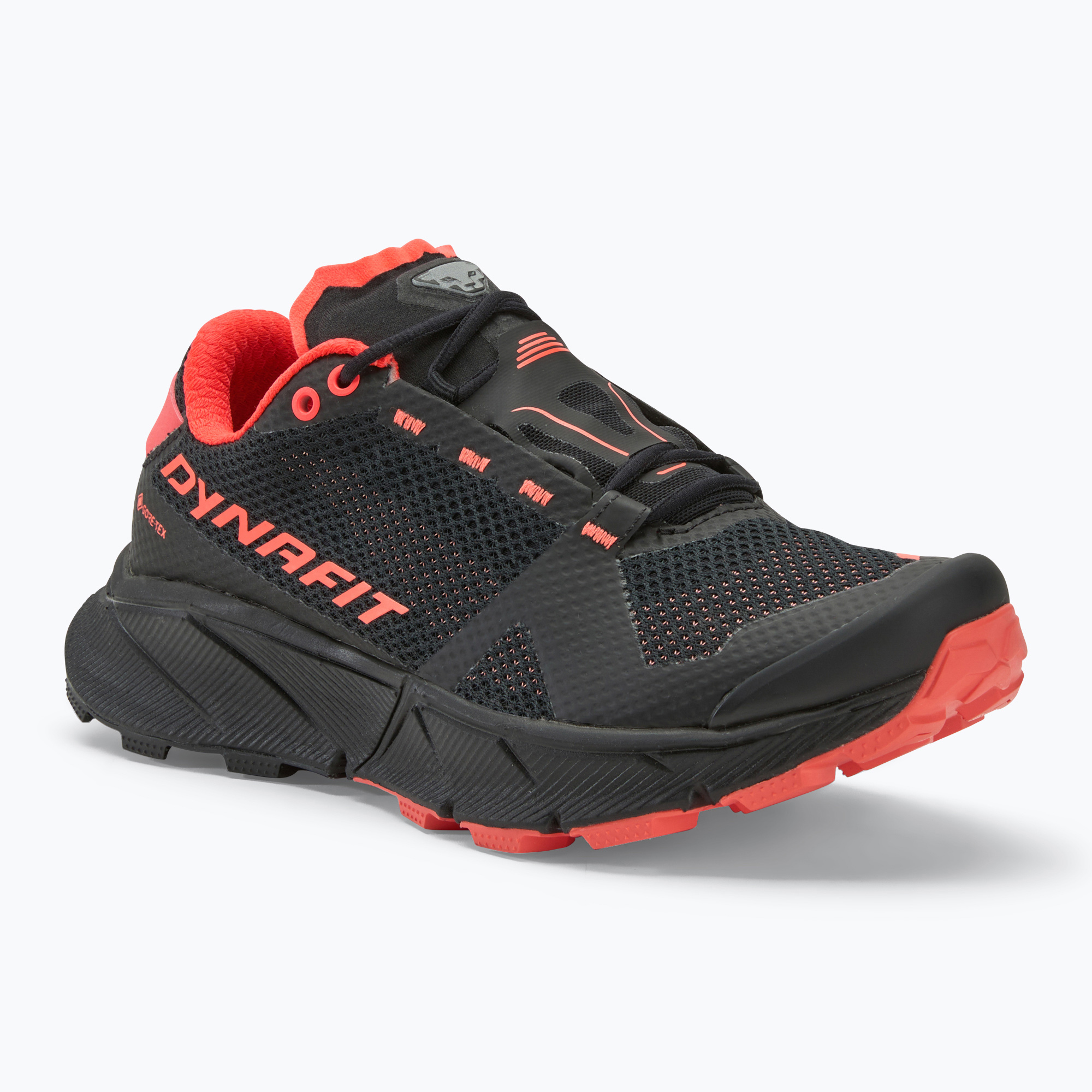 Dámska bežecká obuv DYNAFIT Ultra 100 GTX black out/fluo coral (Ultra 100 GTX 08-0000064090)