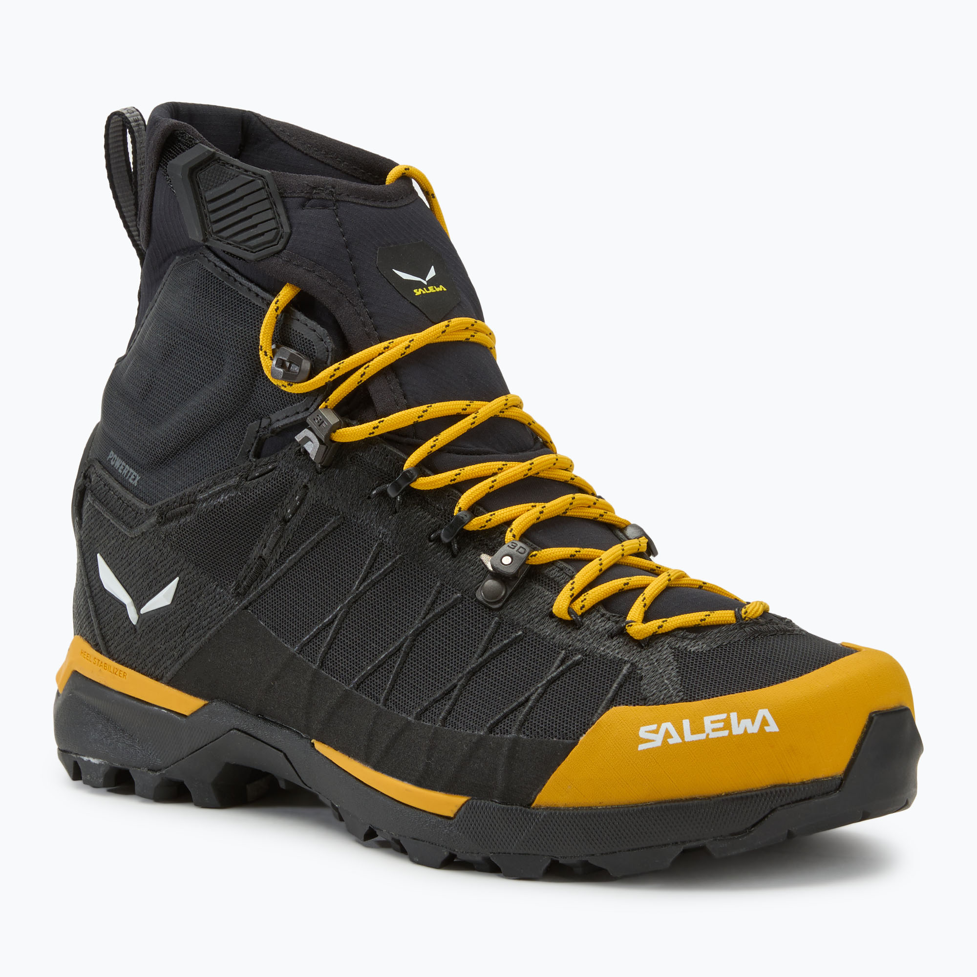 Pánska treková obuv Salewa Ortles Light Mid PTX gold/black (Ortles Light Mid PTX 00-0000061430)