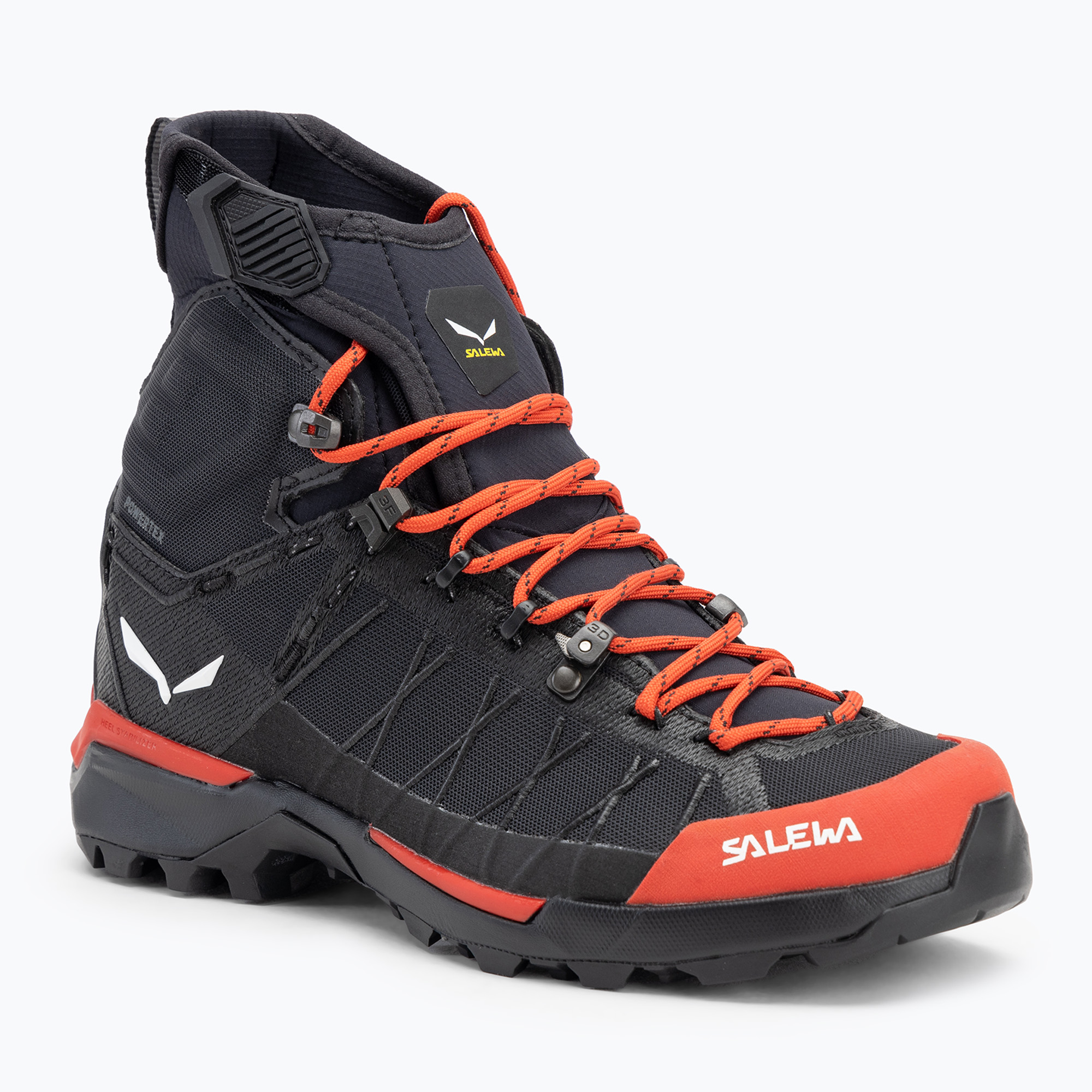 Dámske trekové topánky Salewa Ortles Light Mid PTX flame/black