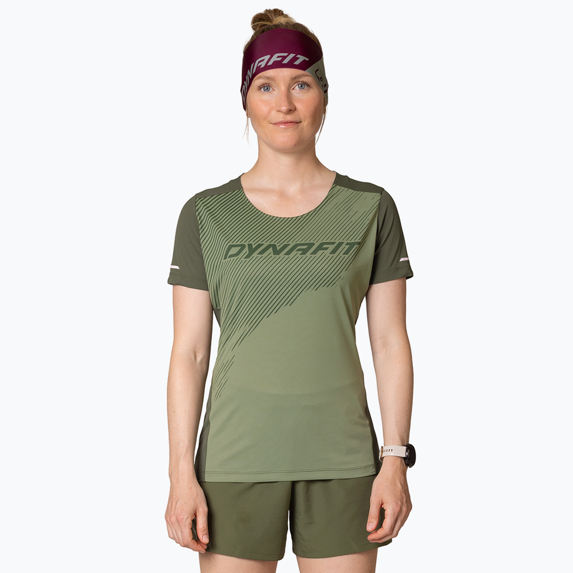 Dámske bežecké tričko DYNAFIT Alpine 2 Tee sage (Alpine 2 Tee 08-0000071457)