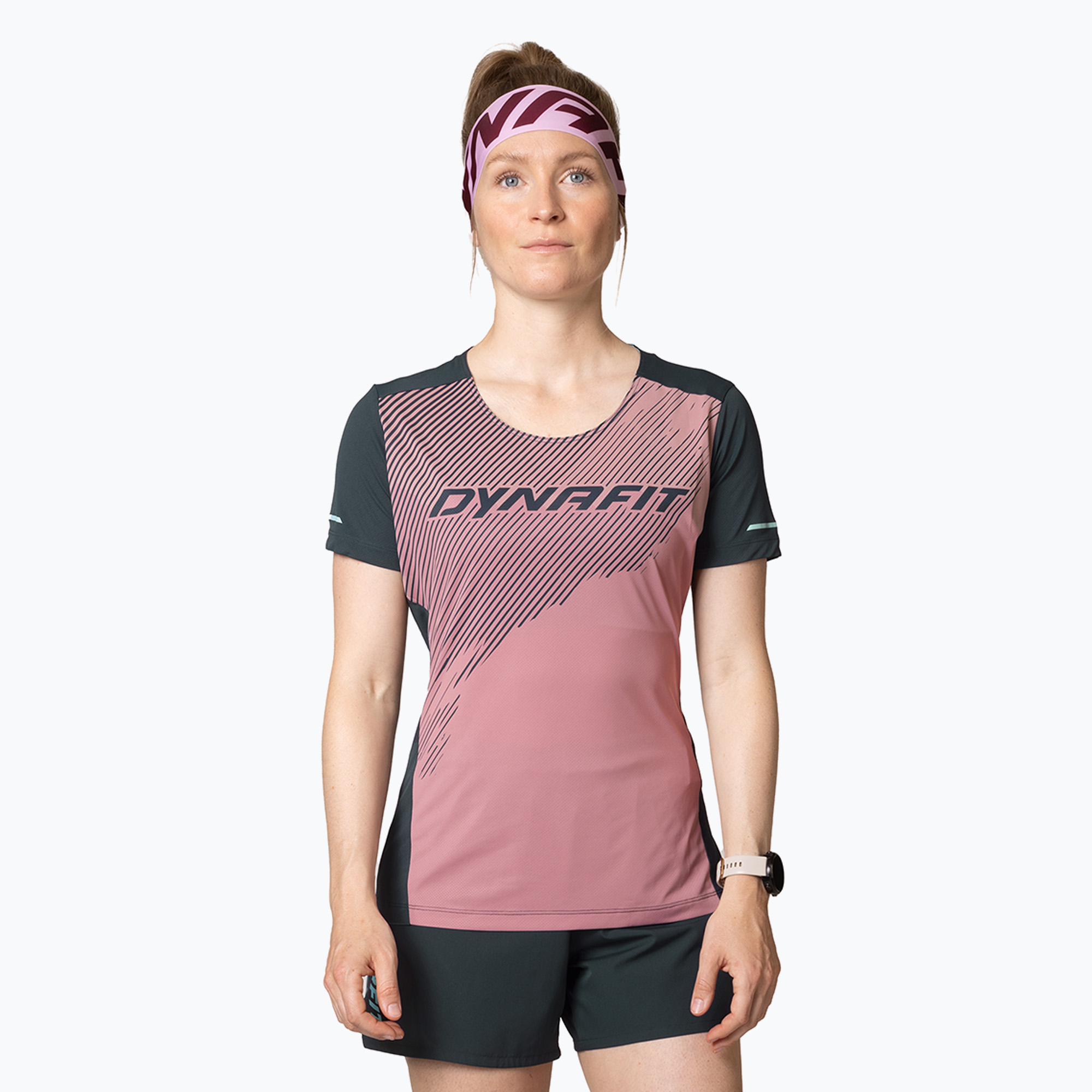 Dámske bežecké tričko DYNAFIT Alpine 2 Tee mokarosa (Alpine 2 Tee 08-0000071457)