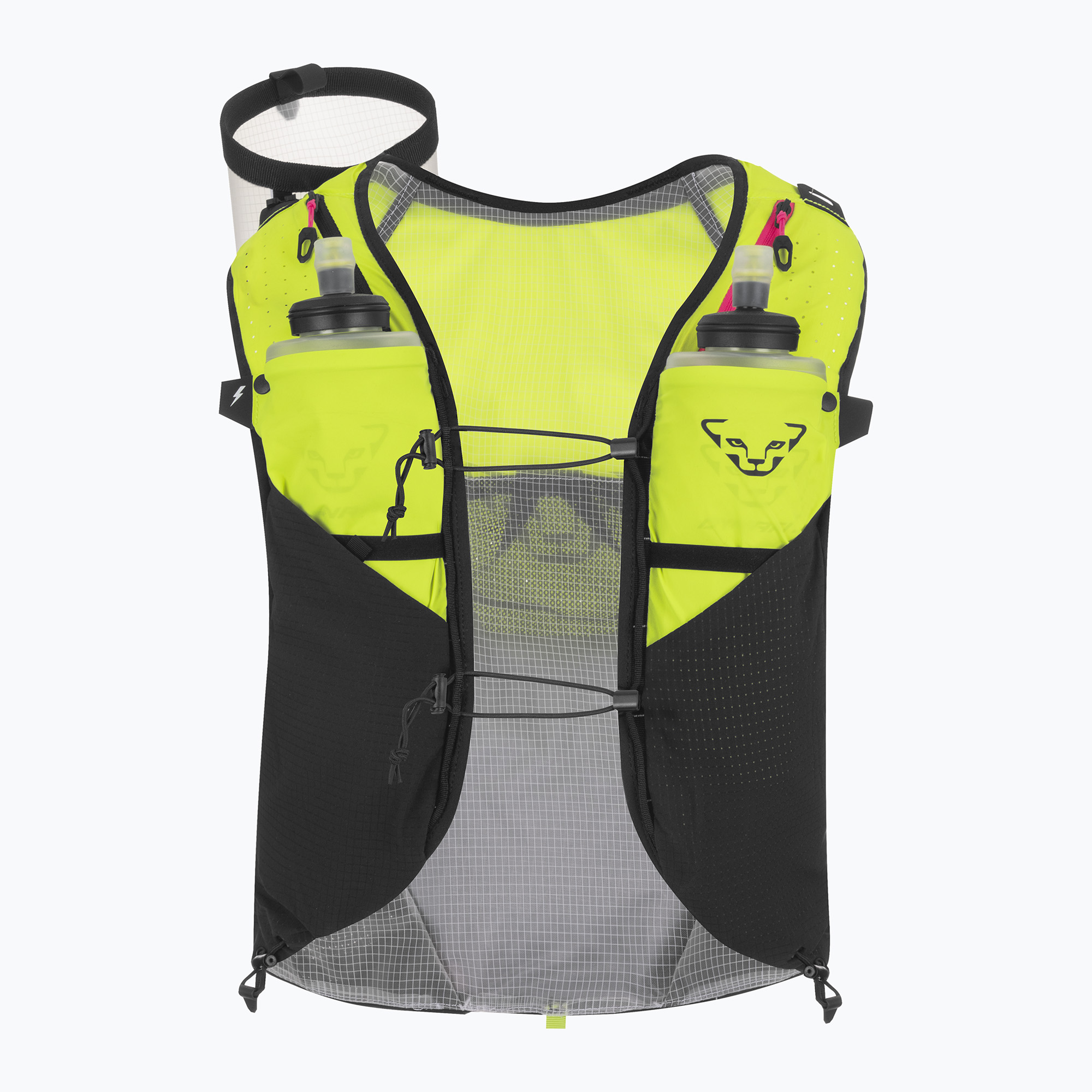 Bezecká vesta DYNAFIT Dna 8 fluo yellow/black out (Dna 8 08-0000049033)