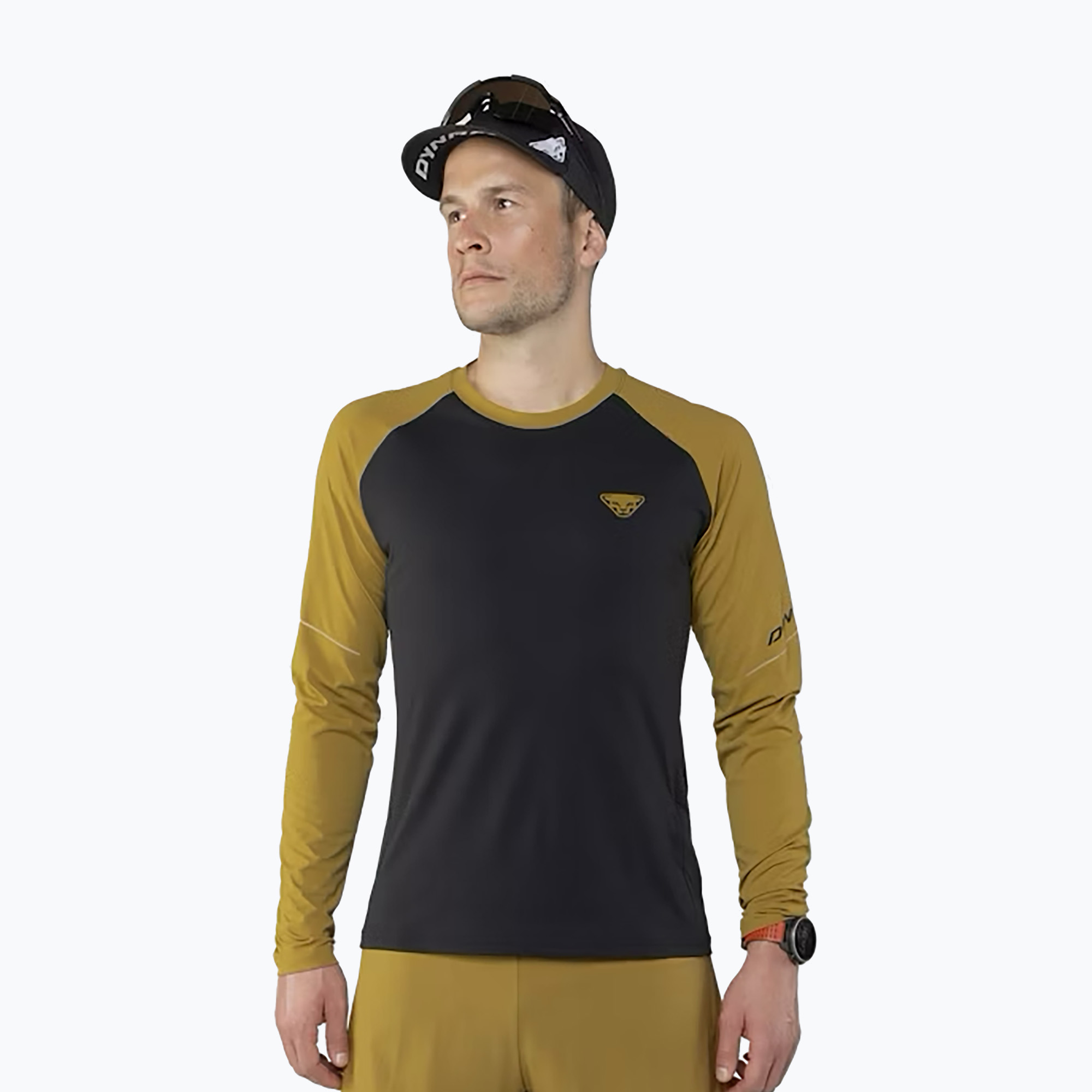 Pánske bežecké tričko s dlhým rukávom DYNAFIT Alpine Pro black out tabacco (Alpine Pro 08-0000071156)
