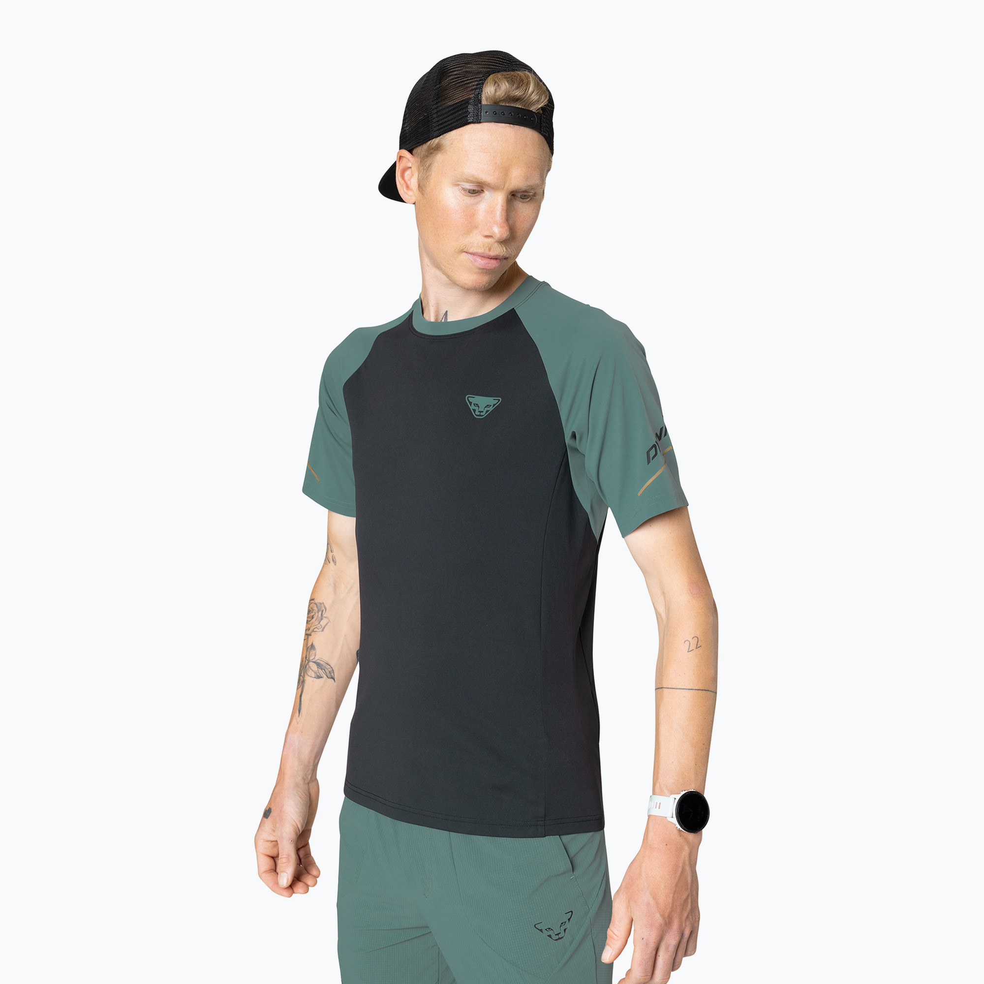 Pánske bežecké tričko DYNAFIT Alpine Pro black out atlantic