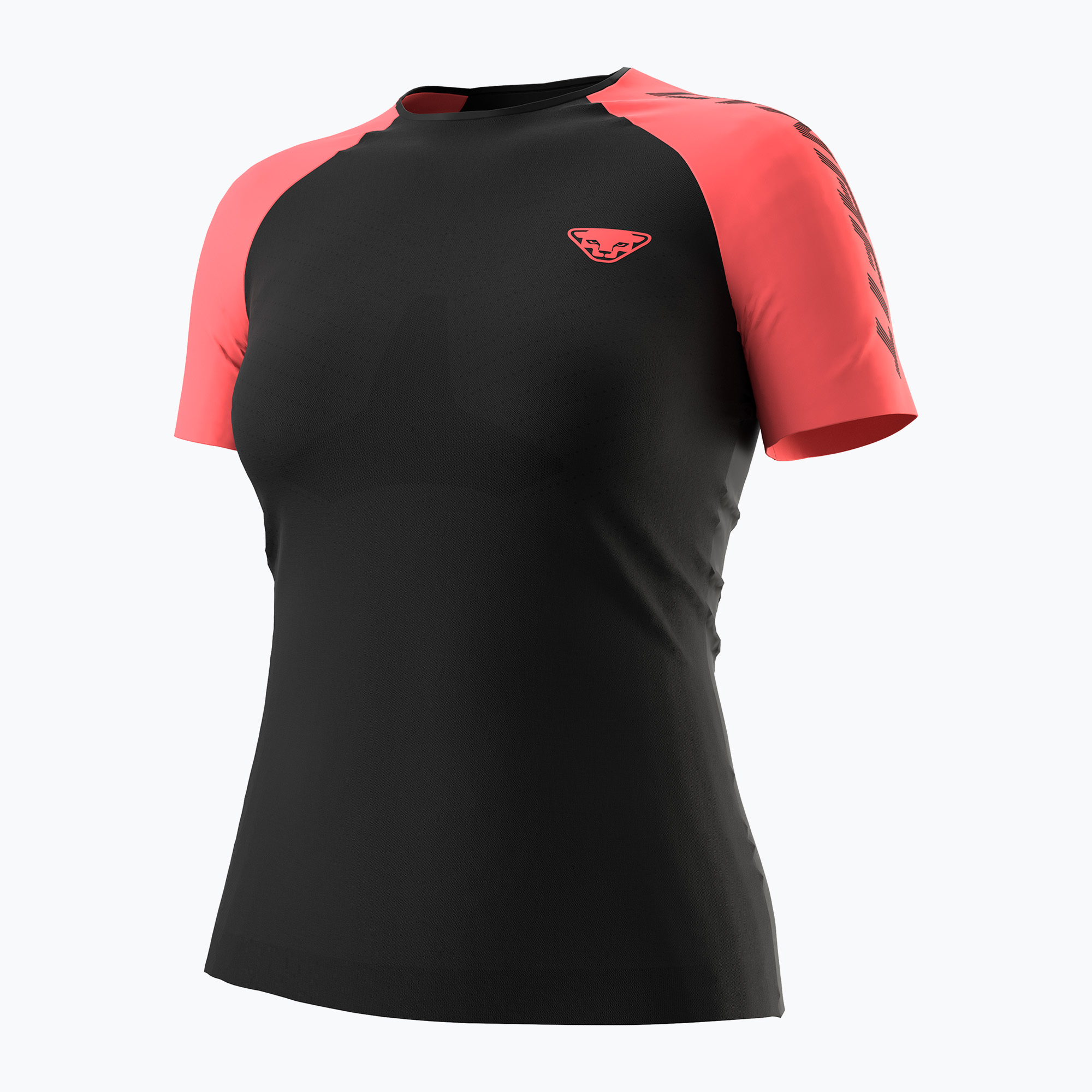 Dámske bežecké tričko DYNAFIT Ultra 3 S-Tech black out cabana (Ultra 3 S-Tech 08-0000071427)