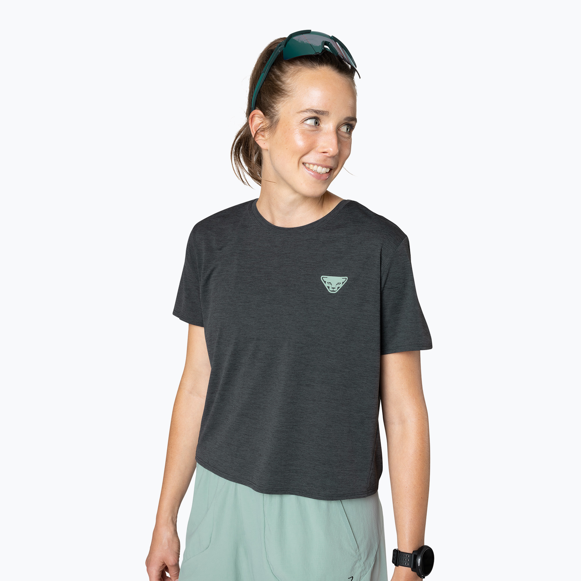 Dámske bežecké tričko DYNAFIT Trail running black out (Trail 08-0000071915)