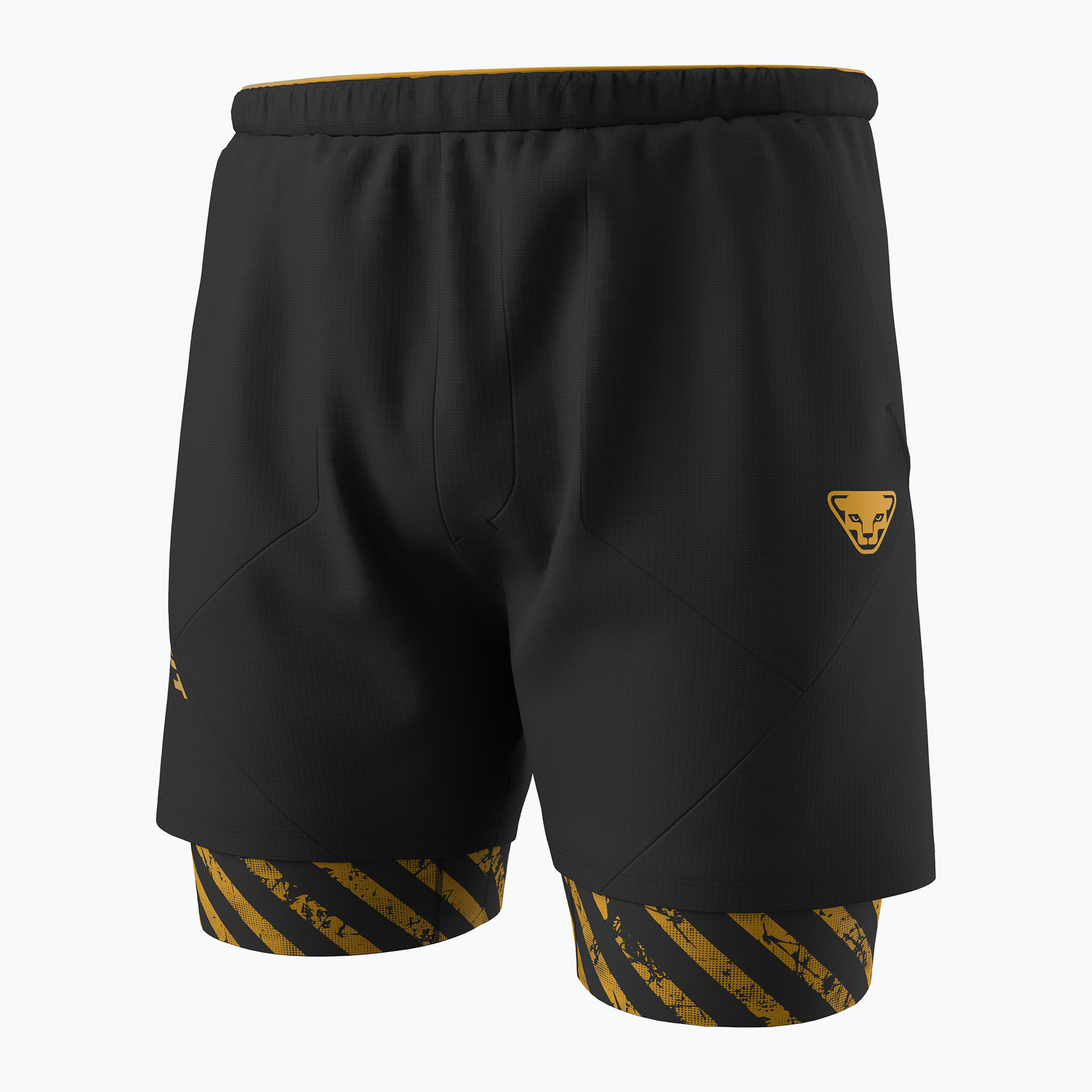 Pánske bežecké šortky DYNAFIT Trail 2IN1 black out tobacco (Trail 2IN1 08-0000071920)