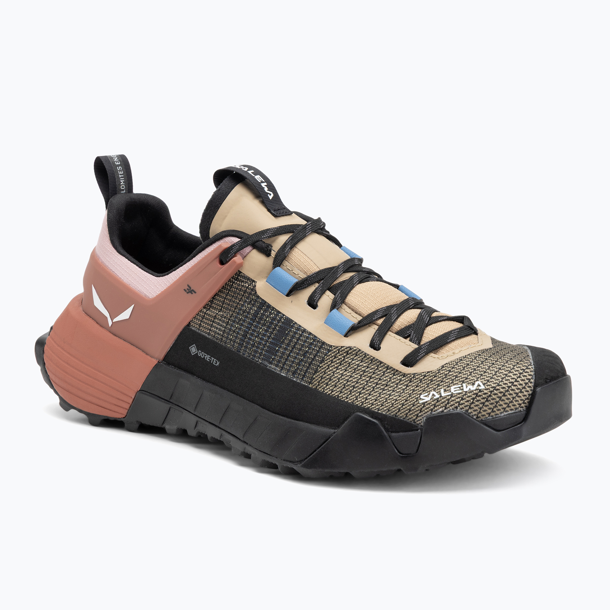 Dámske nástupové topánky Salewa Wildfire Nxt GTX quicksand/ertuscan red (Wildfire Nxt GTX 00-0000061456)