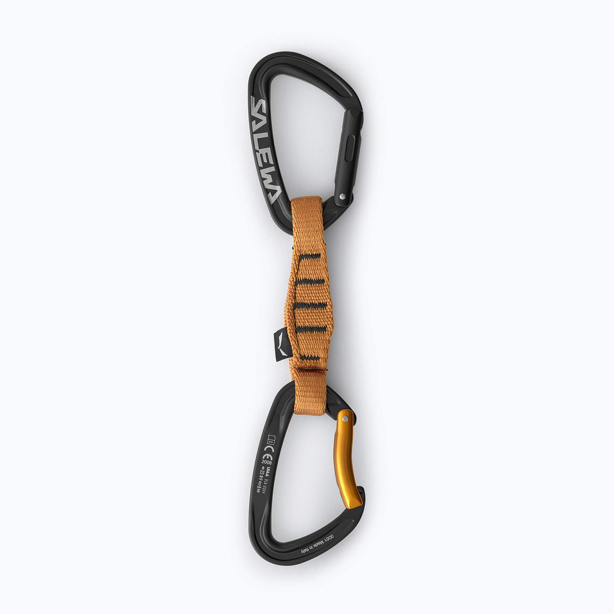 Express lezecký Salewa Ortles Str/Bnt 110 Qd climbing express black/orange (Ortles Str/Bnt 110 Qd 00-0000072008)